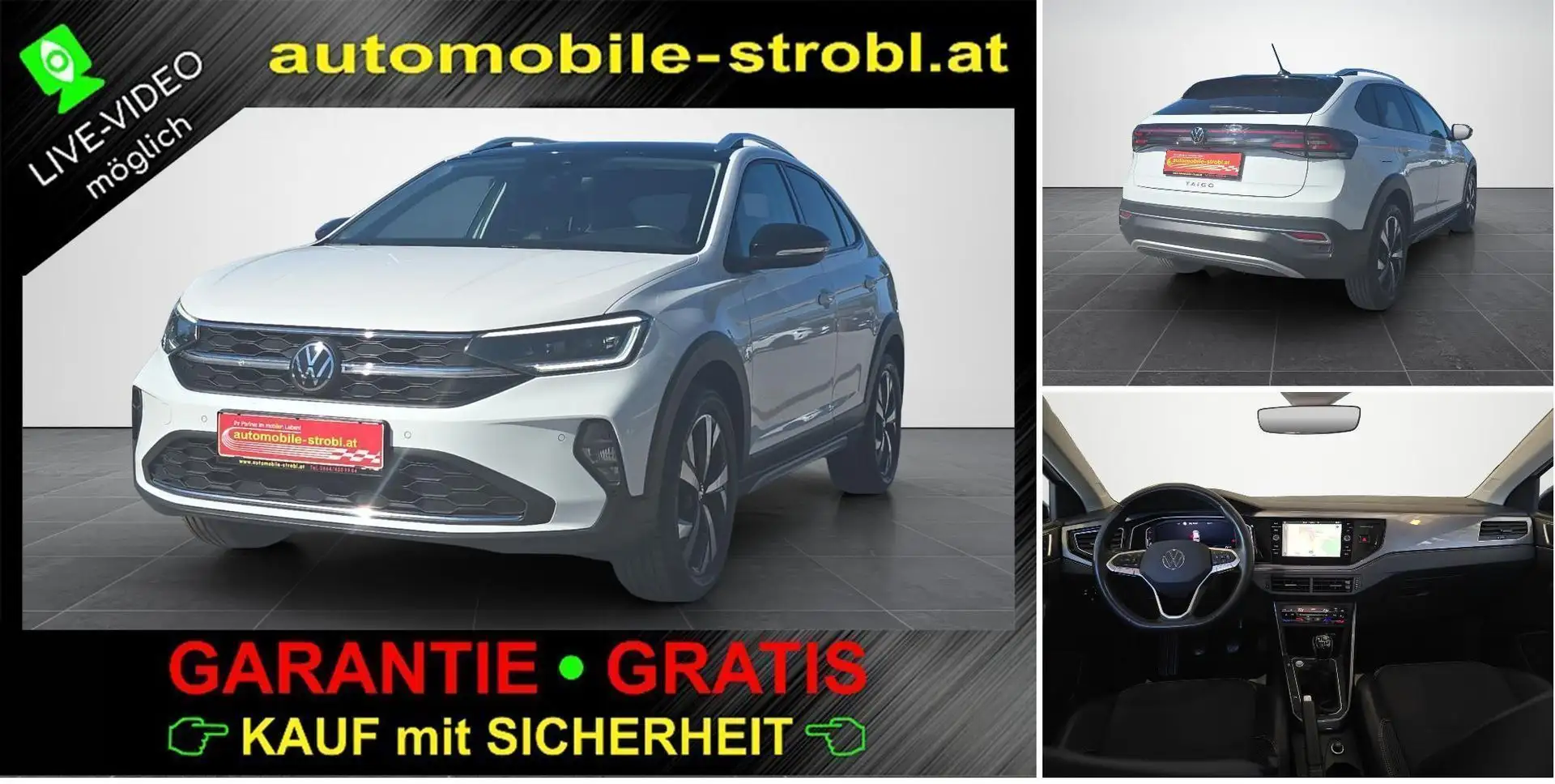 Volkswagen Taigo TSI Style Matrix Virt.C GARANTIE Weiß - 1