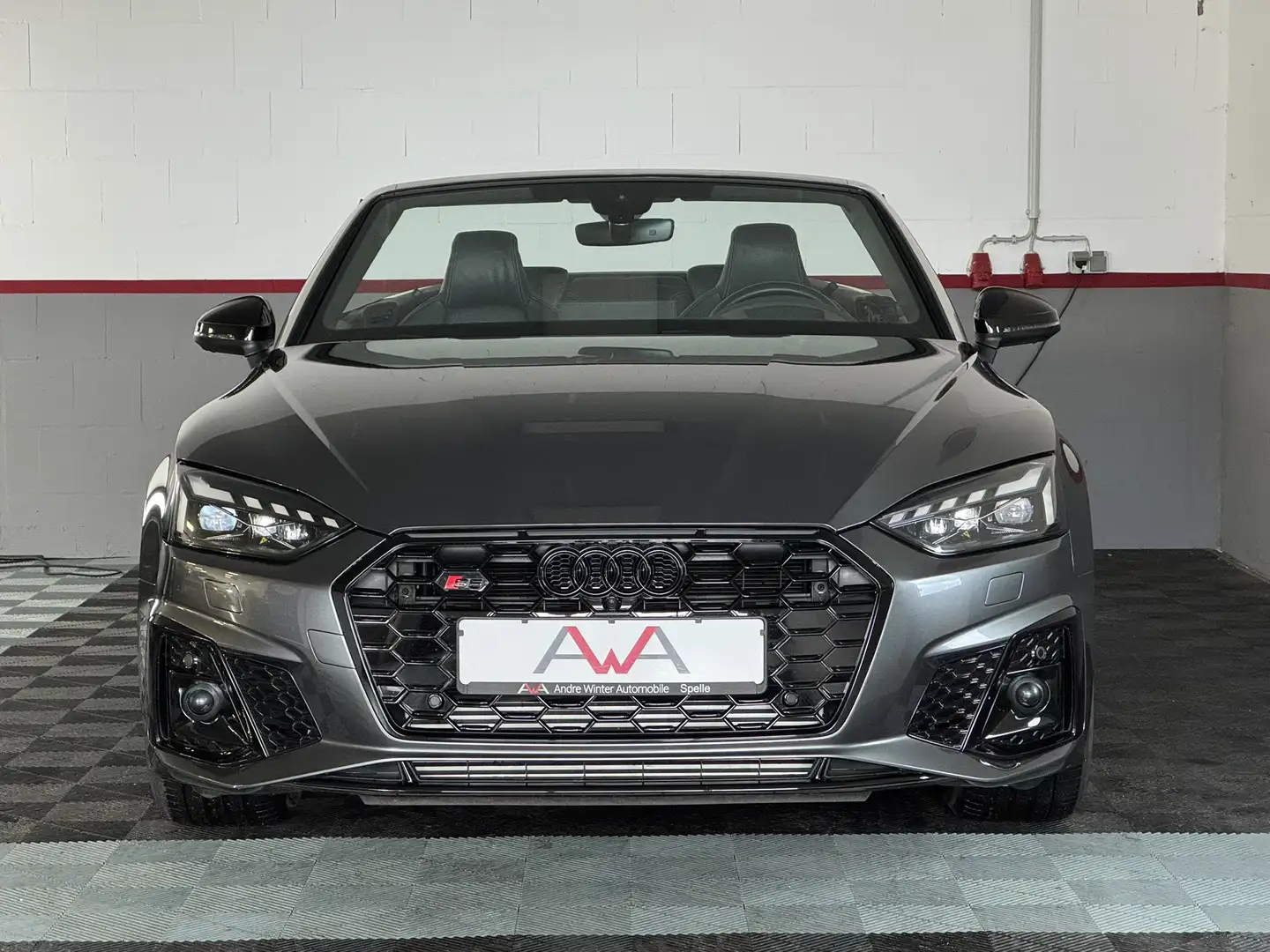 Audi S5 Cabrio 3.0TFSI quat competition+ Nappa Laser Gris - 2
