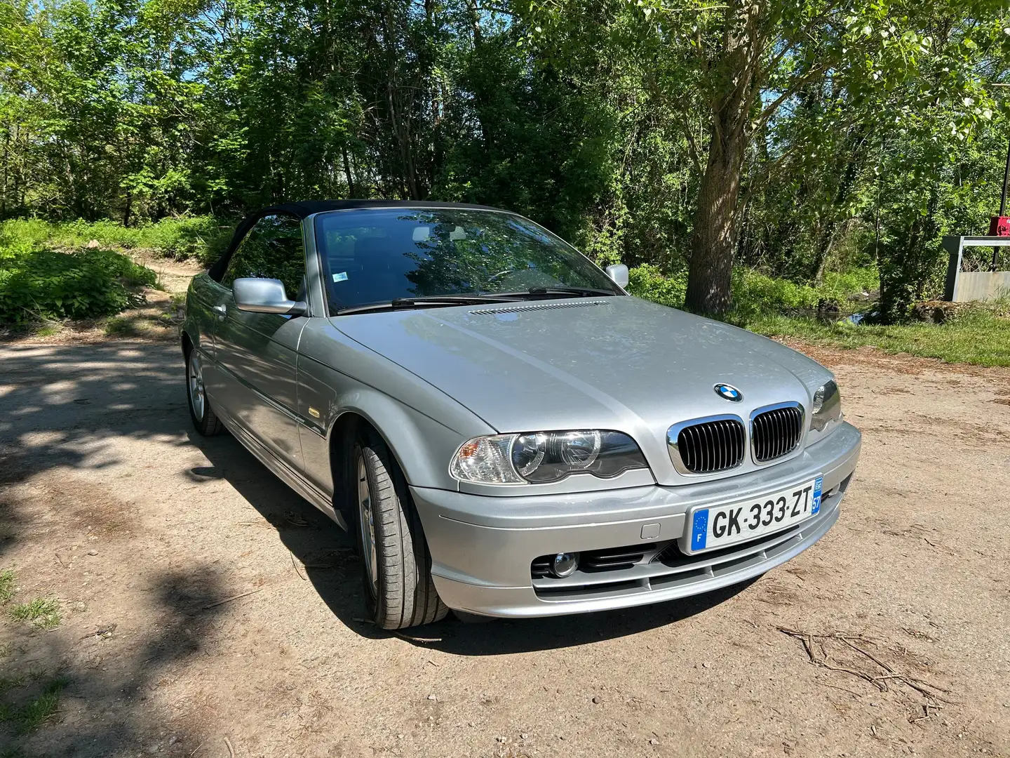 BMW 320 Cab 320 Ci Argent - 1