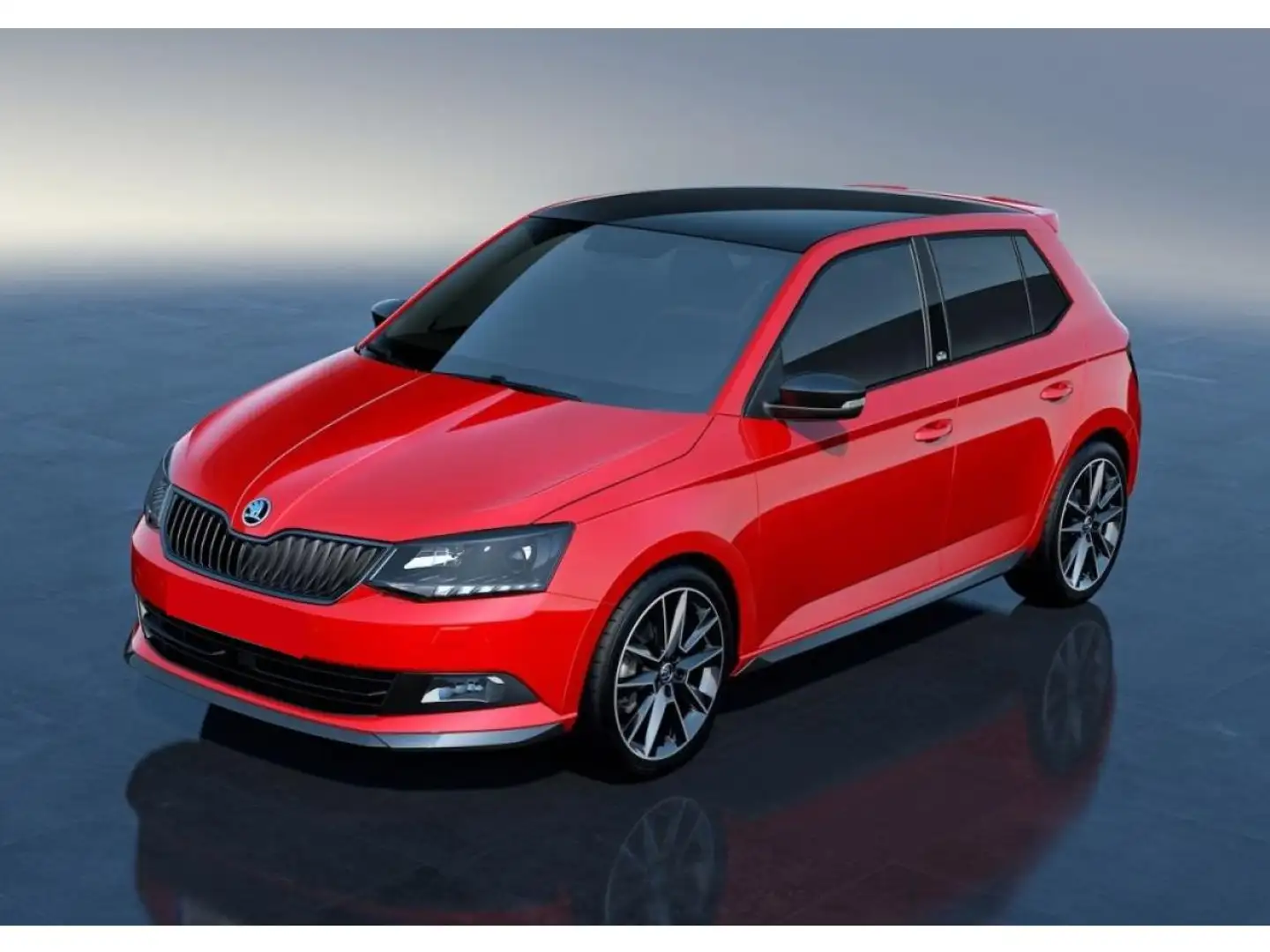 Skoda Fabia III 1.0 TSI 95 MONTE CARLO PHASE 2 / BOITE MECANIQ Rouge - 1