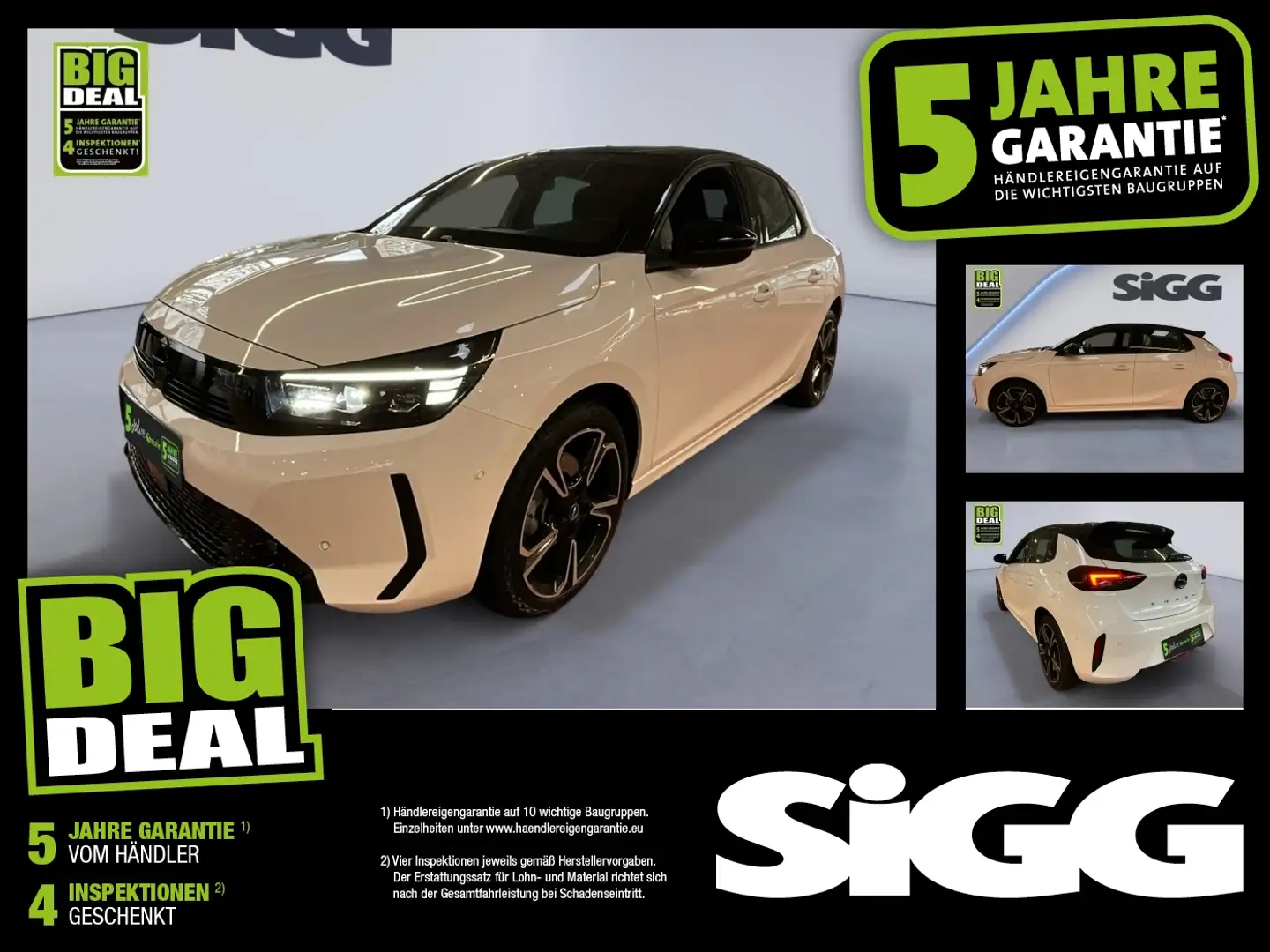 Opel Corsa F 1.2 Turbo GS AppleCarPlay, Rückfahrkamera Weiß - 1