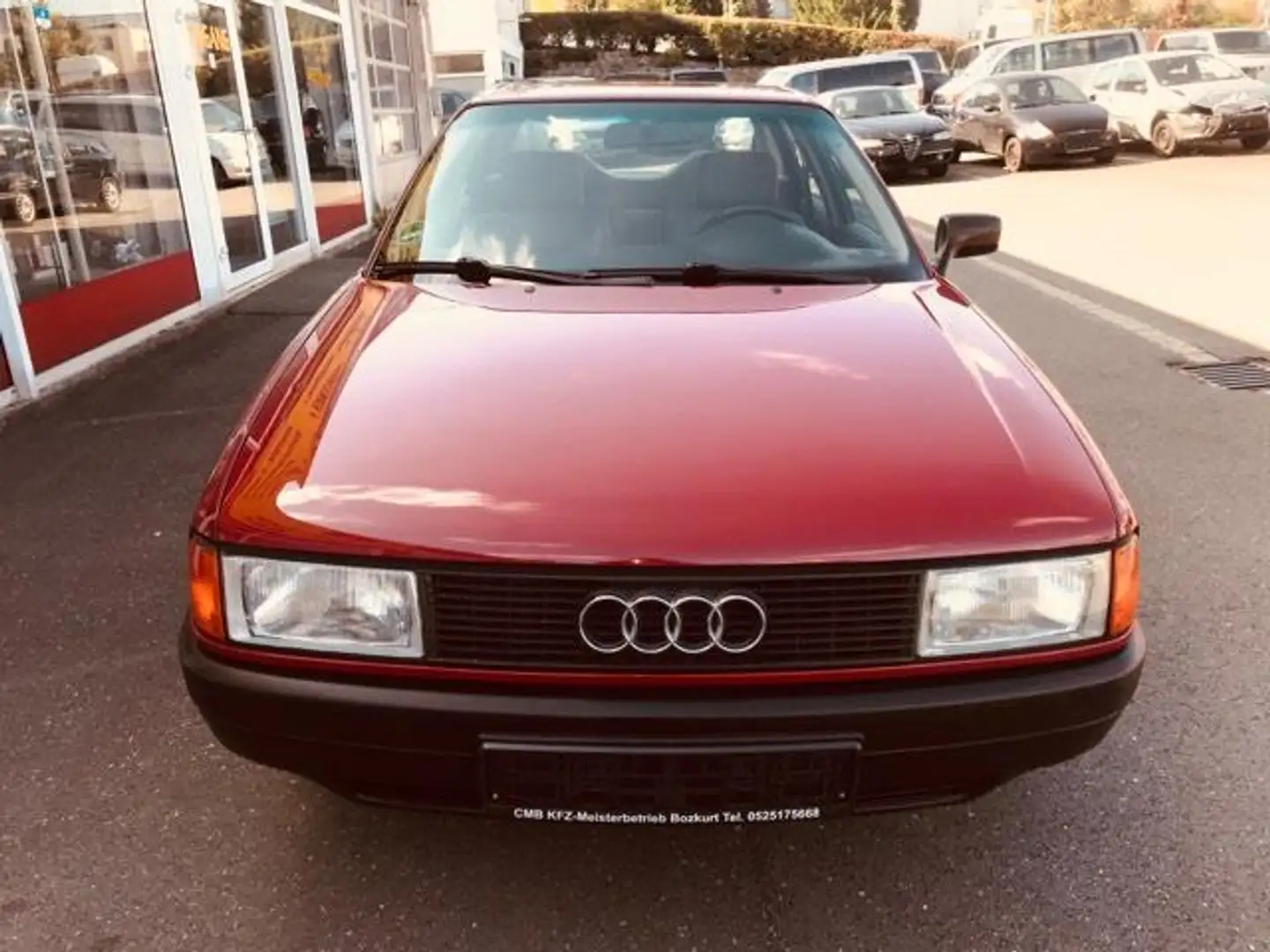 Audi 80 Oldtimmer H Zulassung Original !! Rot - 1