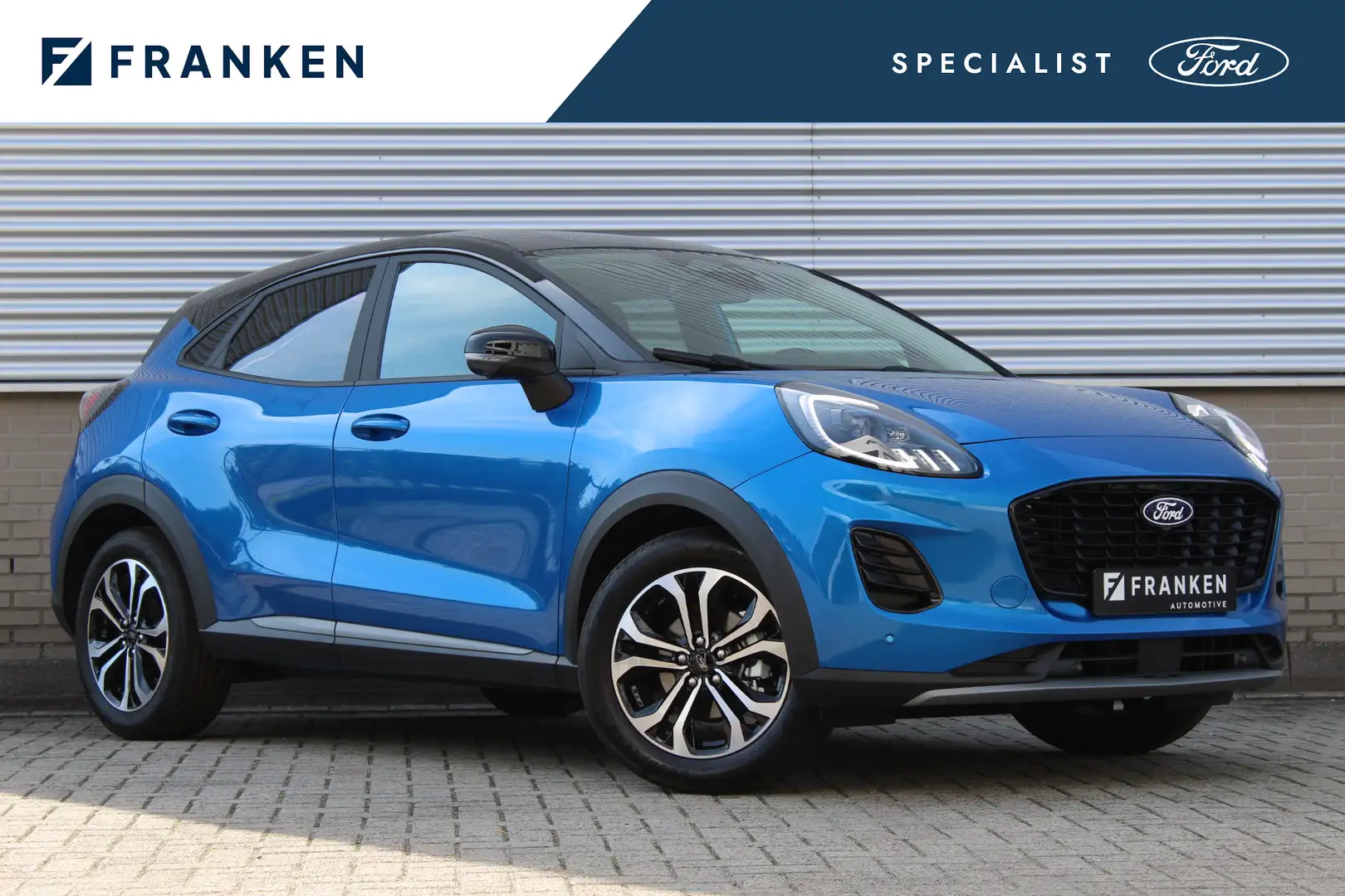 Ford Puma 1.0 EcoBoost Hybrid 125PK Titanium | Trekhaak | 36 Azul - 1