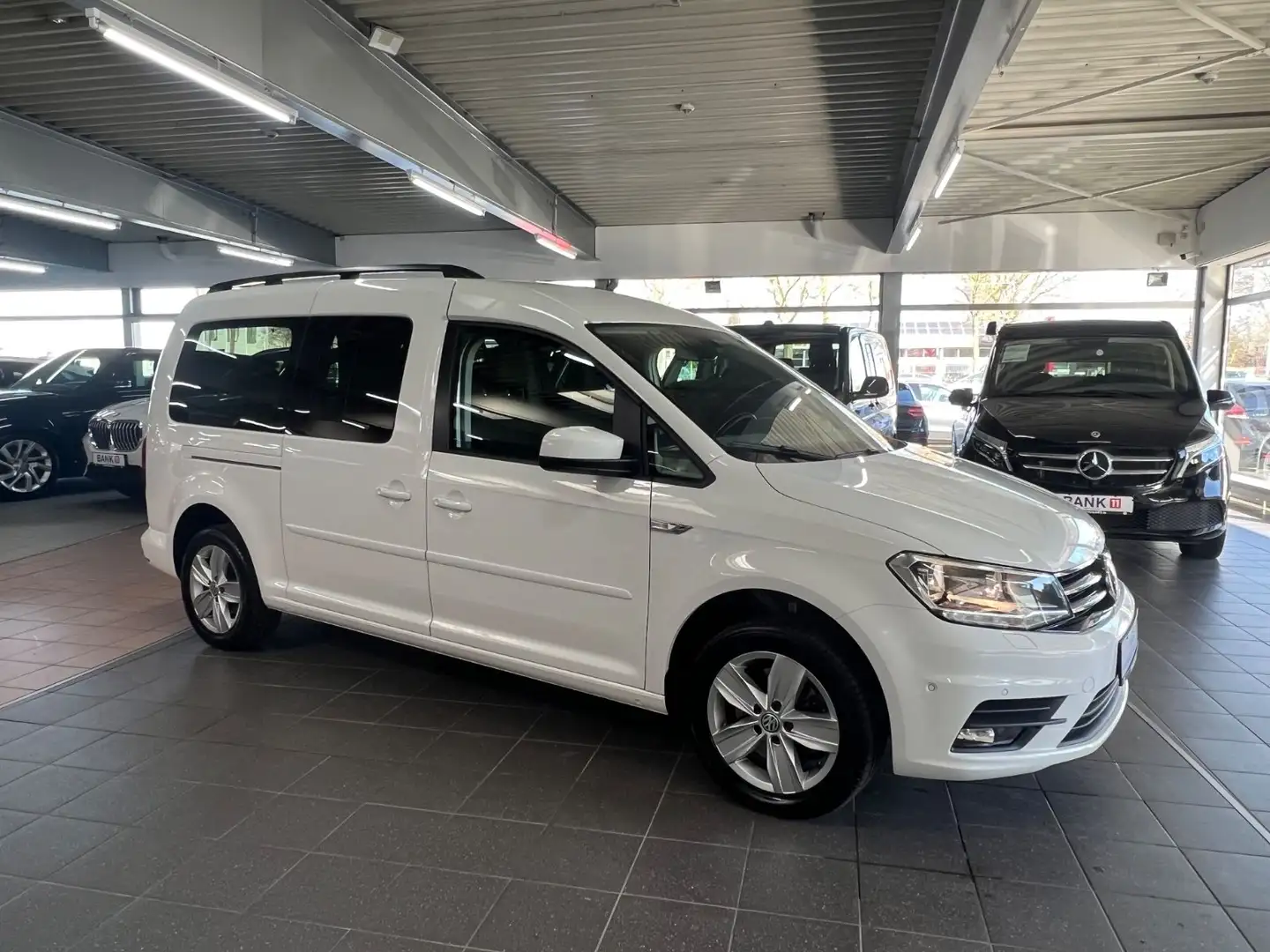 Volkswagen Caddy 2.0 TDI AHK+Park+SH+Klima2Z+uvm. Weiß - 2