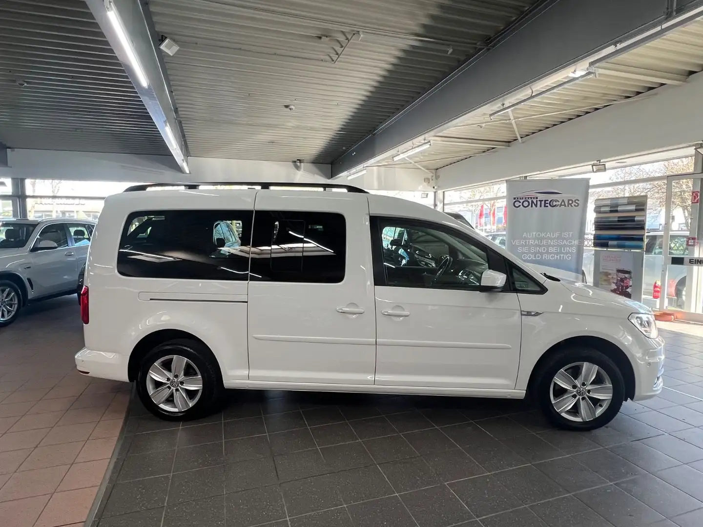 Volkswagen Caddy 2.0 TDI AHK+Park+SH+Klima2Z+uvm. Weiß - 1