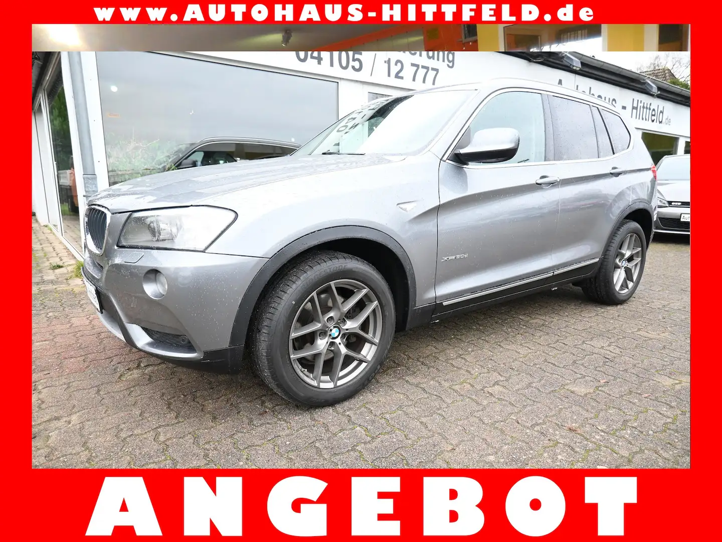 BMW X3 xDrive30dAut *X-Line* Navi Pano Leder 18Alu Grau - 1
