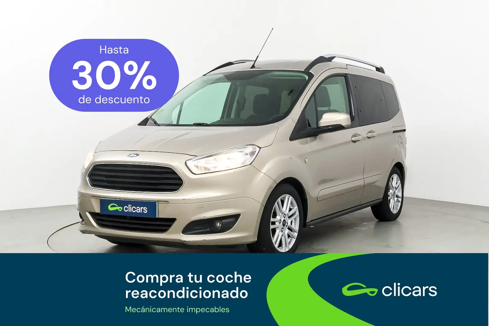 Ford Tourneo Courier 1.0 Ecoboost Titanium Naranja - 1