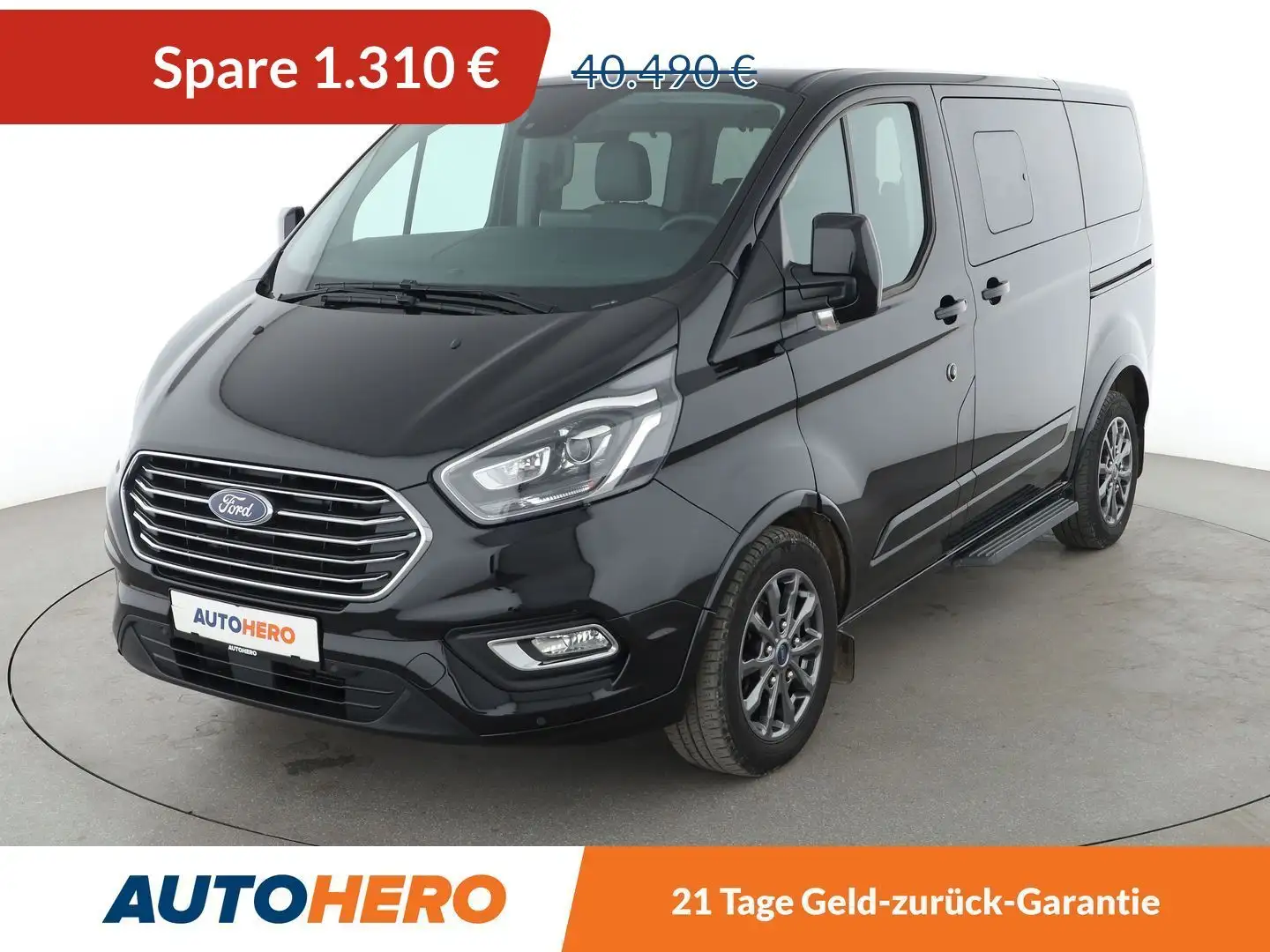 Ford Tourneo Custom 2.0 TDCi L1 Titanium X Aut.*NAVI*BI-XENON*TEMPO* Noir - 1