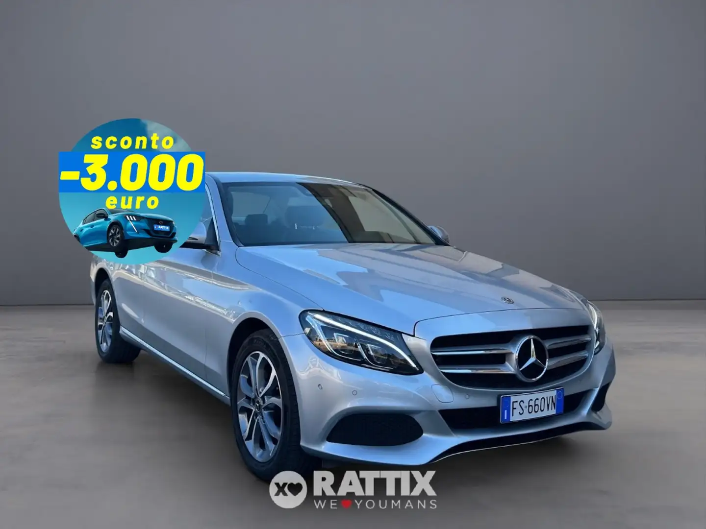 Mercedes-Benz C 220 D 2.1 170CV Executive 4Matic Auto Grigio - 1