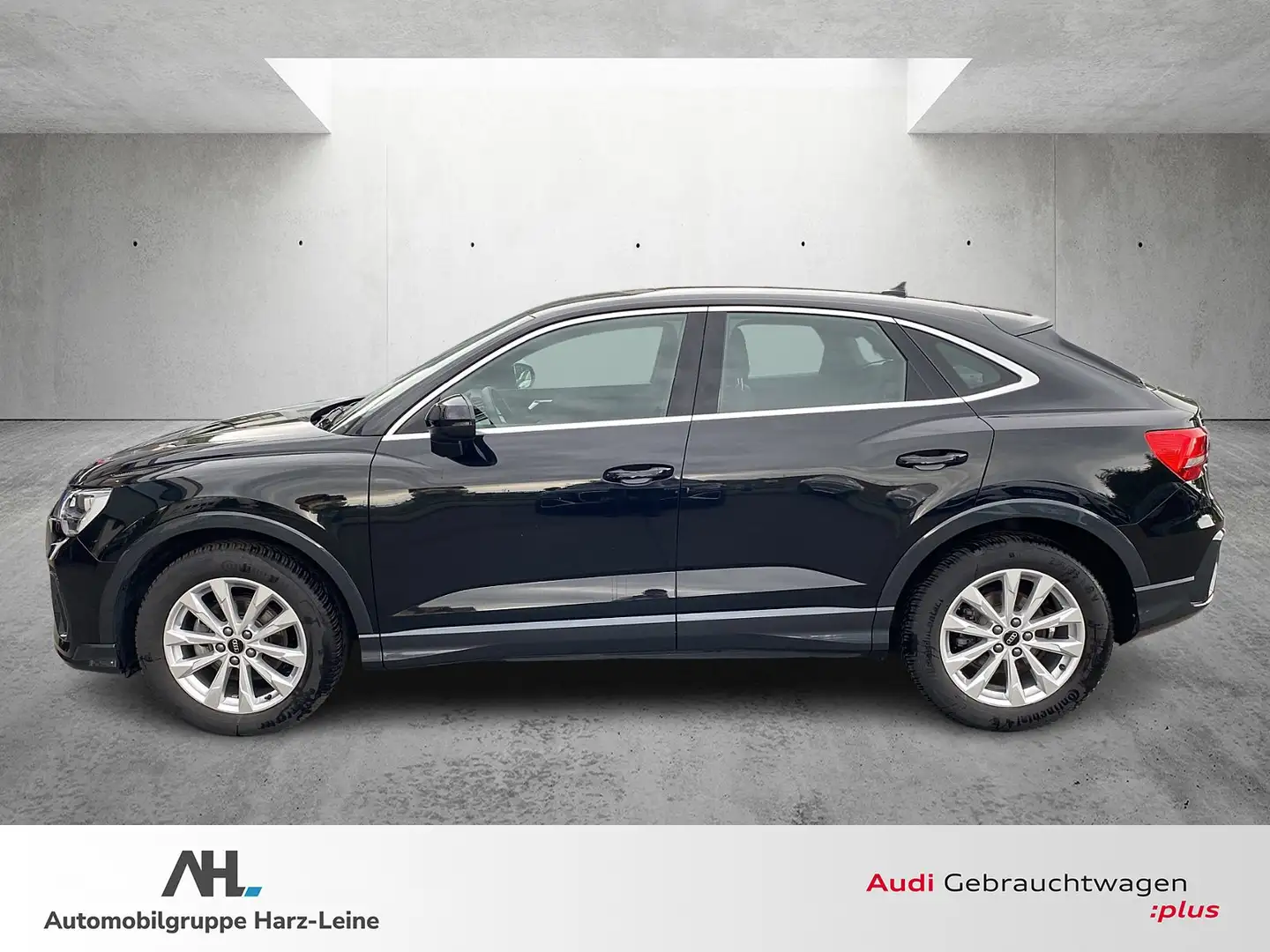 Audi Q3 Sportback 35 TDI S-tronic RFK Leder MMI Navi plus Zwart - 2