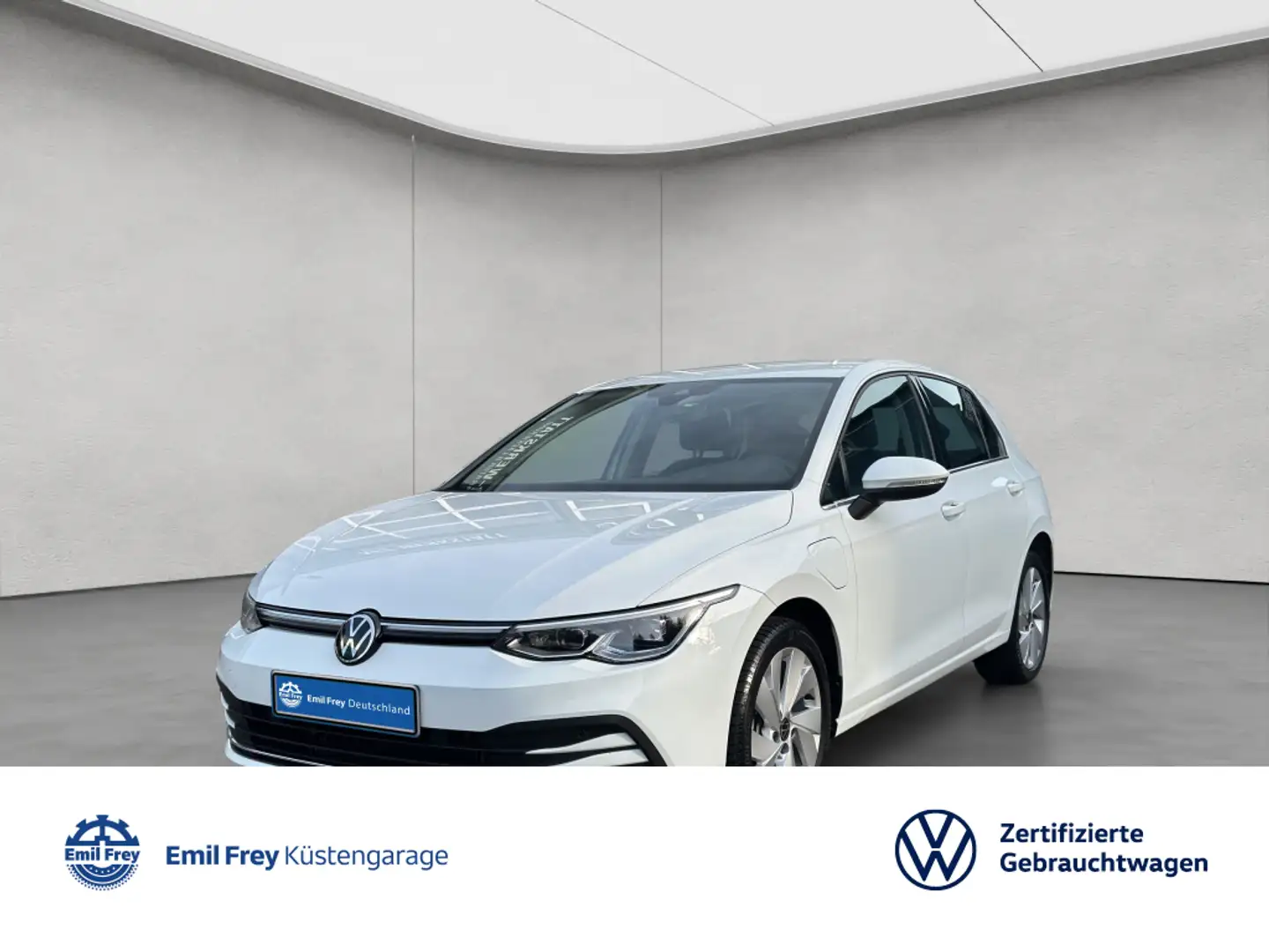 Volkswagen Golf VIII 1.4 eHybrid DSG Style NAVI ACC PDC ERG Blanc - 1