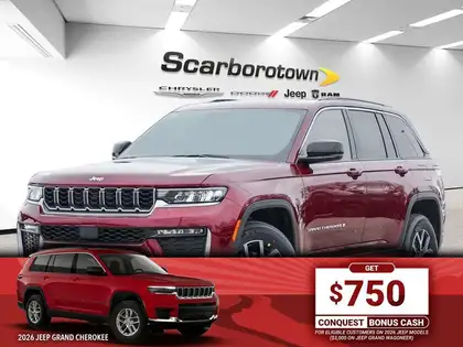 Red 2026 Jeep Grand Cherokee SUV / Crossover  8-Speed Automatic