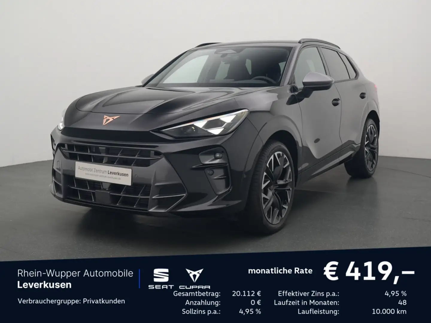 CUPRA Terramar 2.0 TSI 4Drive NAVI AHK ACC HUD LED Noir - 1