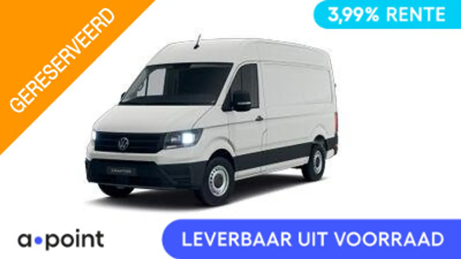 Volkswagen Crafter Bedrijfswagens Trendline L3H3 2.0 TDI EU6 140 pk G Wit - 1