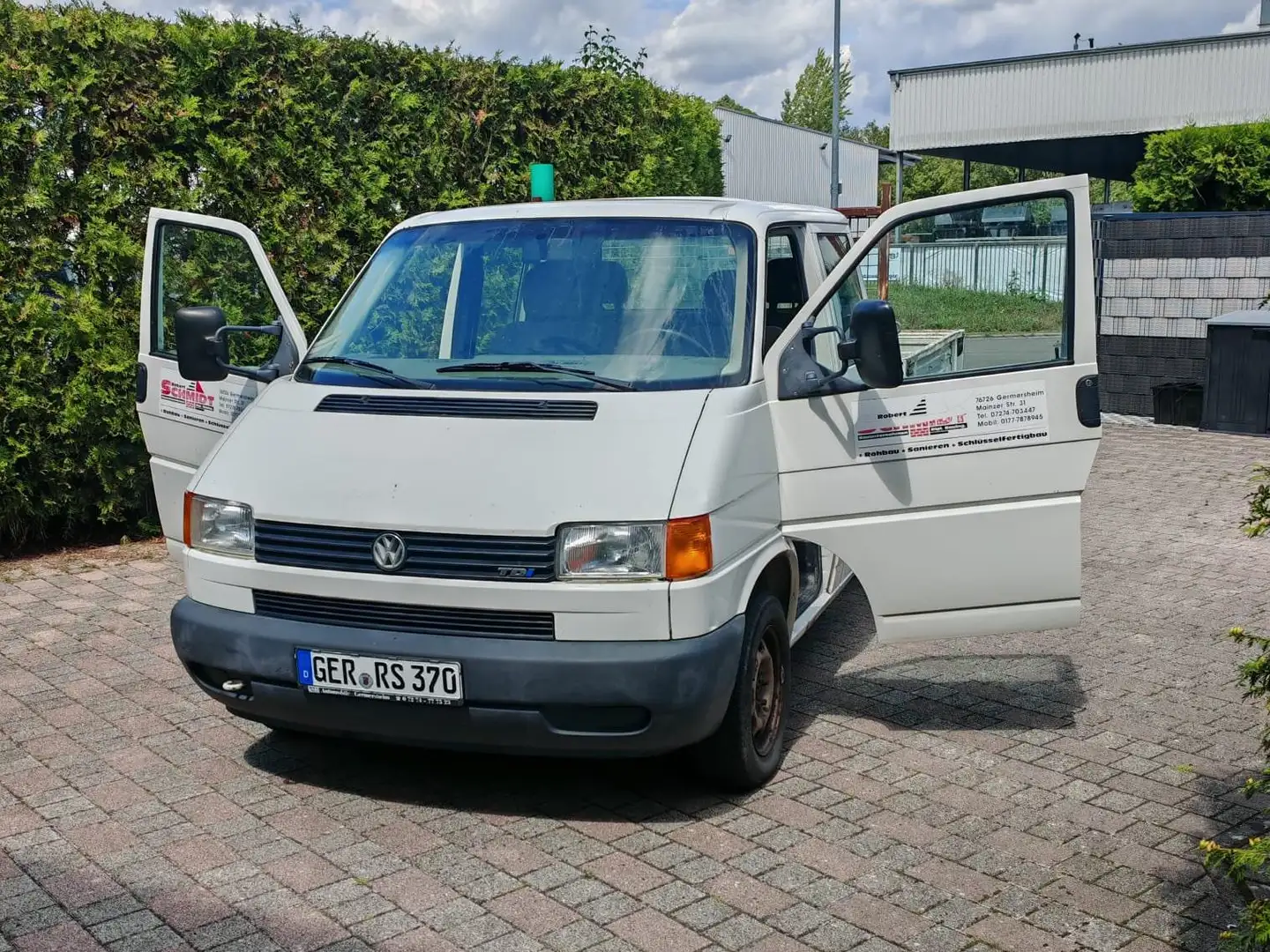 Volkswagen T4 Transporter T4 Doka Pritsche Weiß - 2
