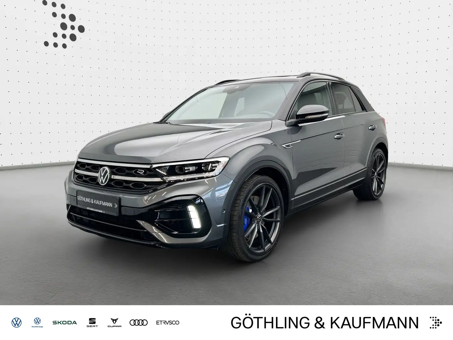 Volkswagen T-Roc 2.0 TSI R 4M*NAVI*Akrapovic*Leder*Pano*AHK Grau - 1