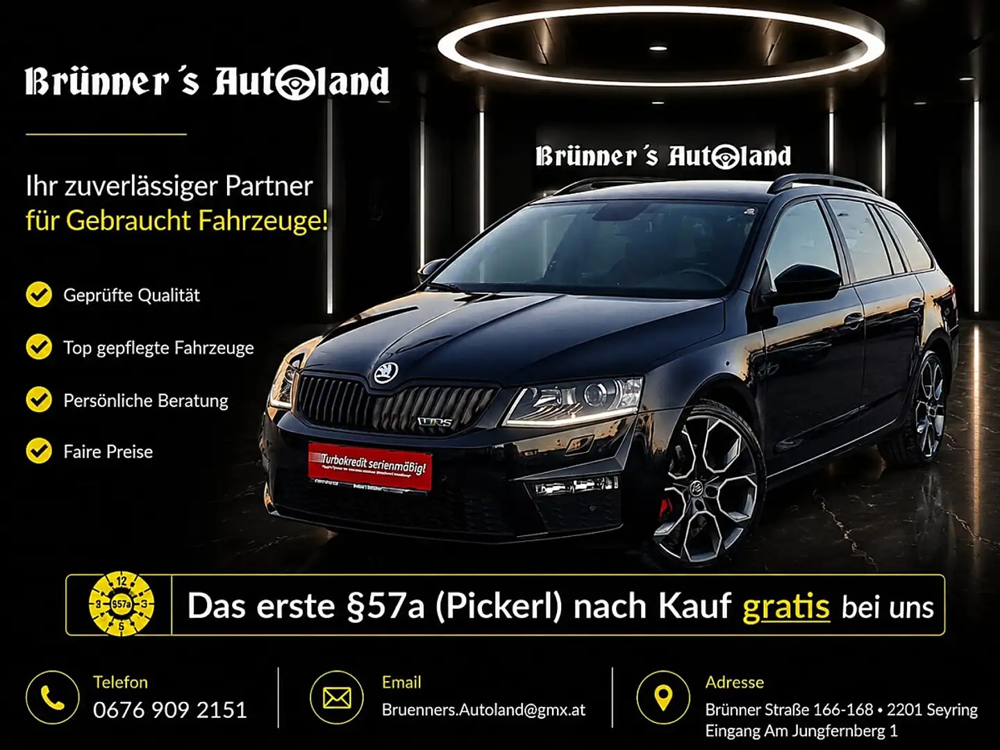Skoda Octavia Combi RS 2,0 TDI alle Service & Pickerl bei Skoda Schwarz - 1