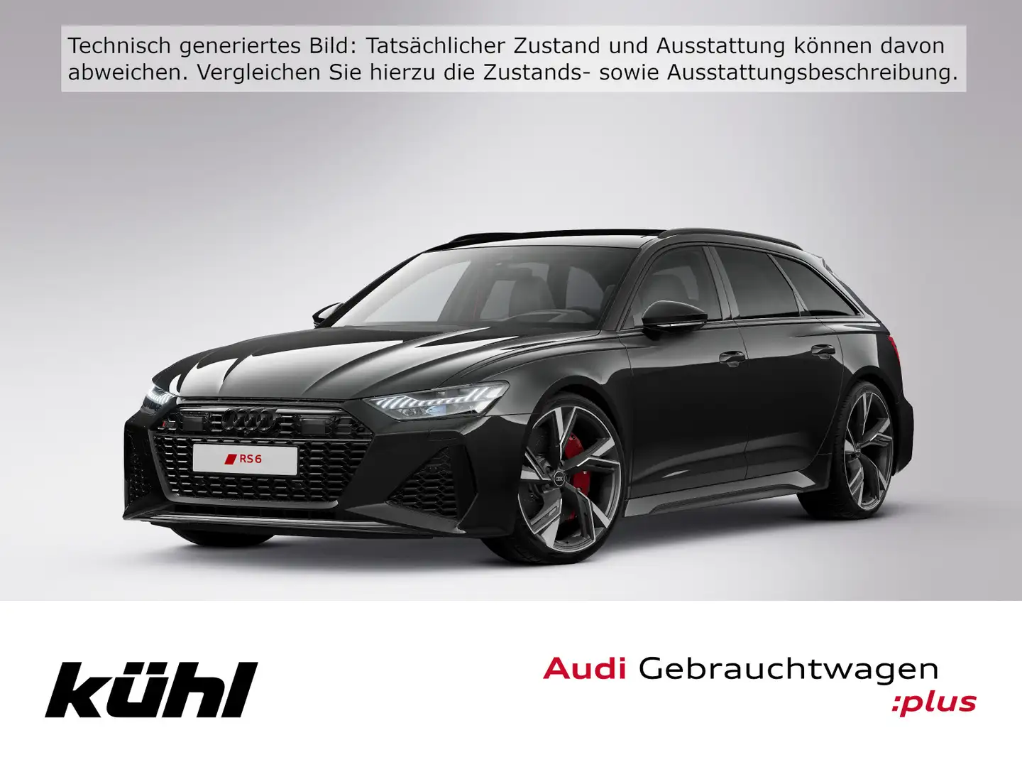 Audi RS6 4.0 TFSI q Tip. LED/ACC/HuD/Standhzg. Schwarz - 1