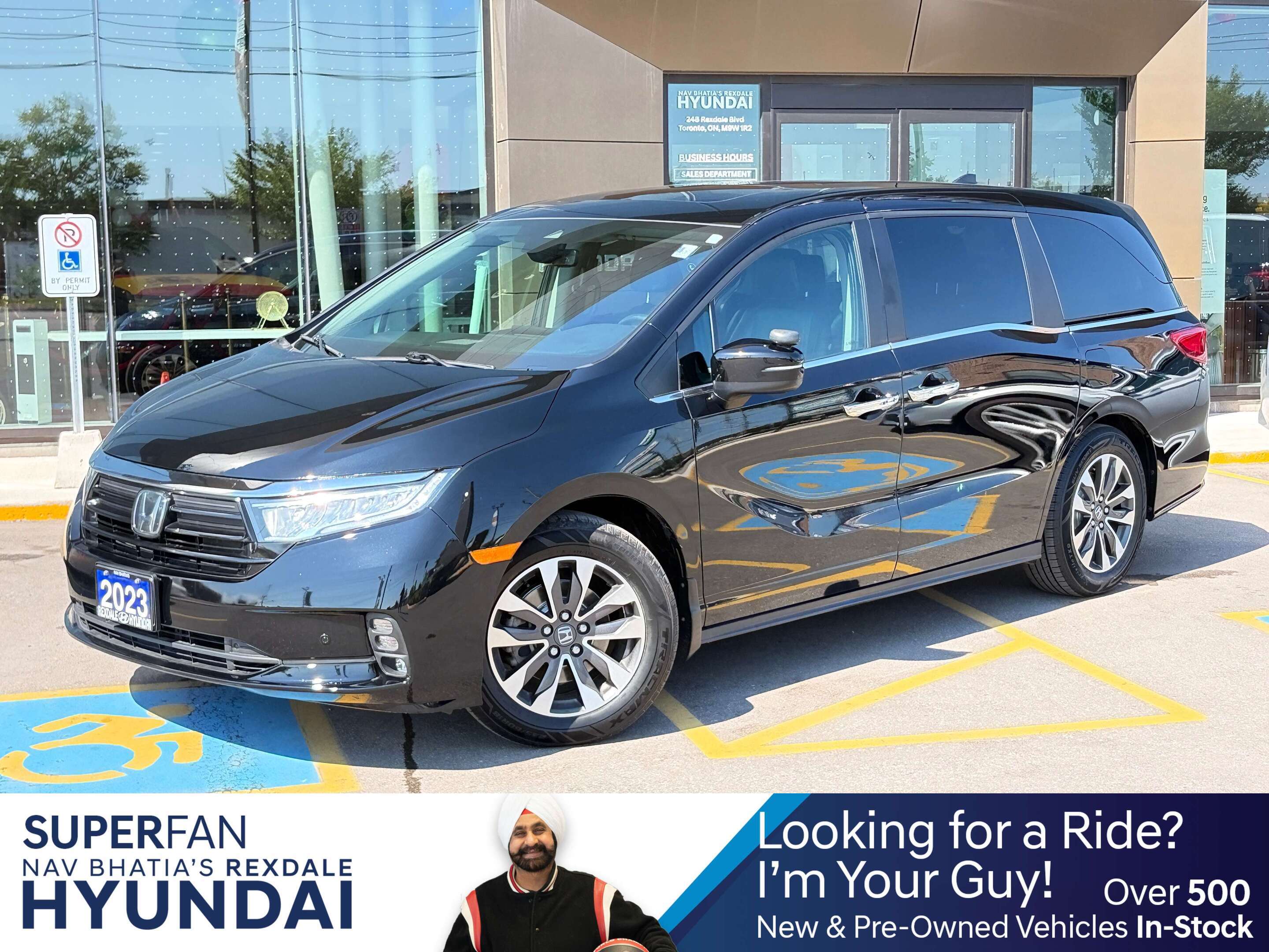 Black 2023 Honda Odyssey Minivan Front-Wheel Drive Automatic