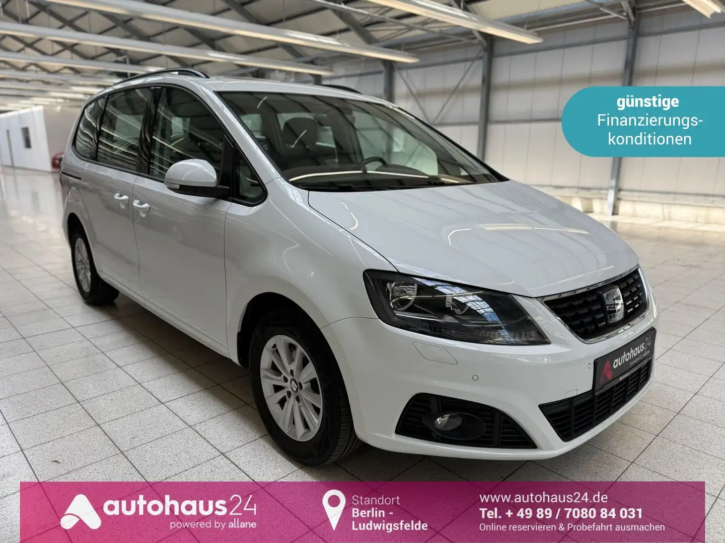 SEAT Alhambra 1.4 TSI Style Navi|ACC|Kamera|ParkPilot Weiß - 1