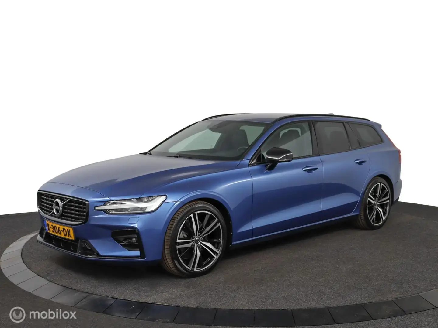 Volvo V60 2.0 B3 R-Design|Trekh|Acc|Blis|Cam|Stoel&Stuur ver Blauw - 2