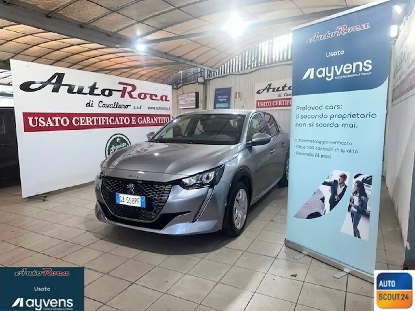 Peugeot e-208 208 motore elettrico 136 CV 5 porte Active Grigio - 1