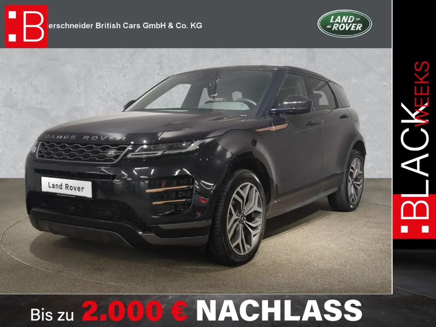 Land Rover Range Rover Evoque P300e R-Dynamic SE Schwarz - 1