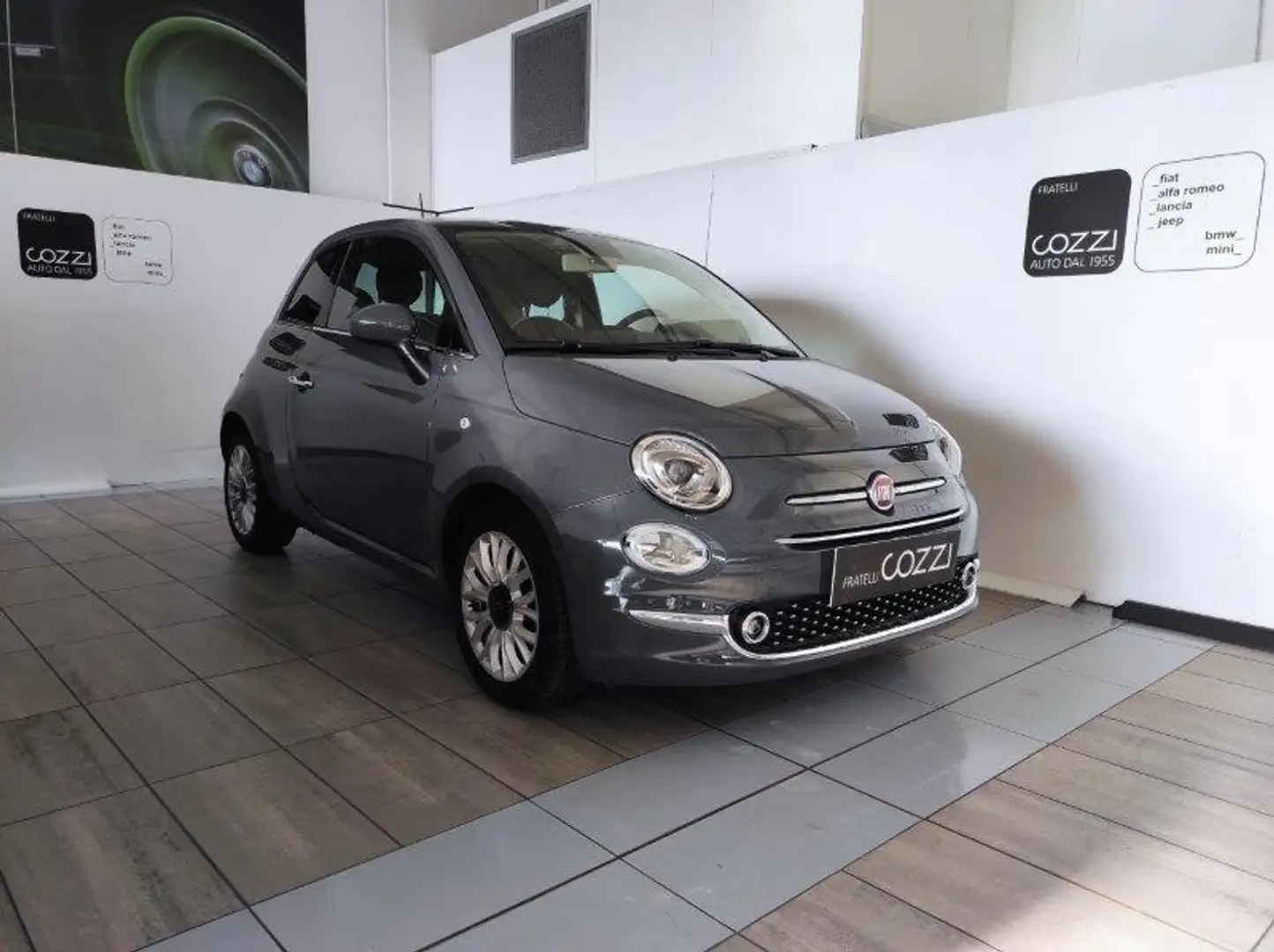 Fiat 500 (2015-2024) - 500 1.2 Lounge Gris - 1