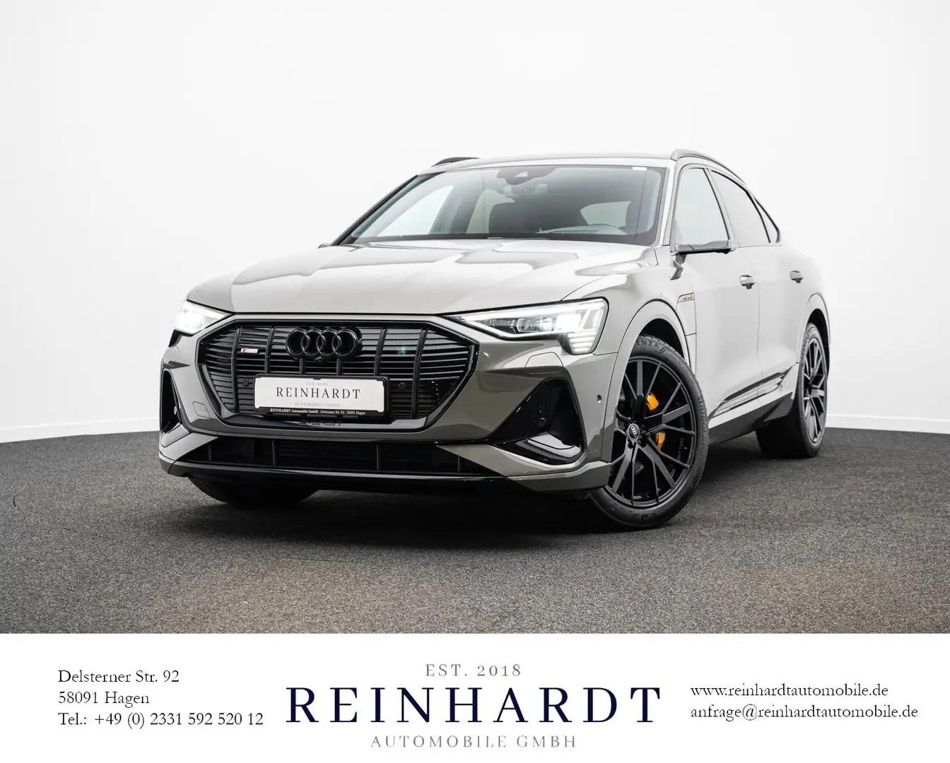 Audi e-tron SPORTBACK 55 2x S LINE/BLACK-EDITION/PANO Gris - 1