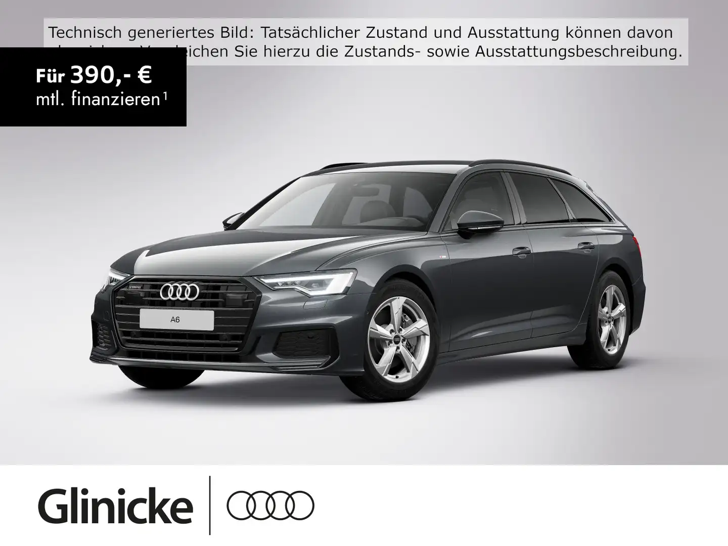 Audi A6 45 TFSI quattro advanced Matrix S line Grau - 1