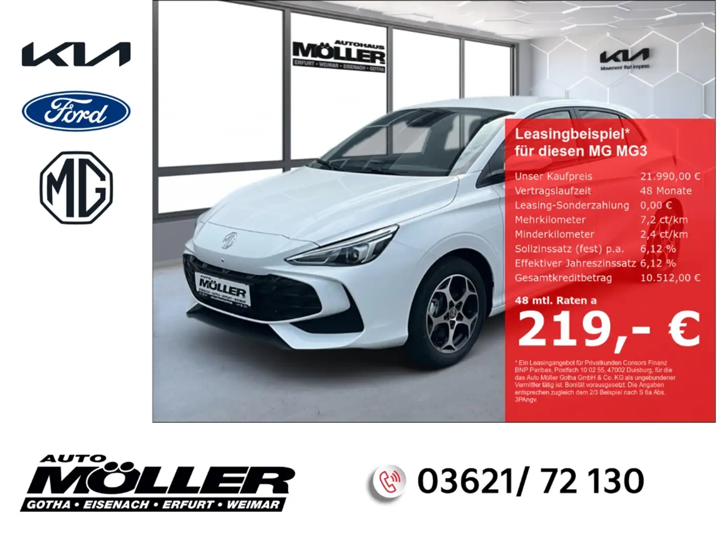 MG MG3 1.5 Hybrid+ 143kW Luxury Navi digitales Cockpit LE Weiß - 1