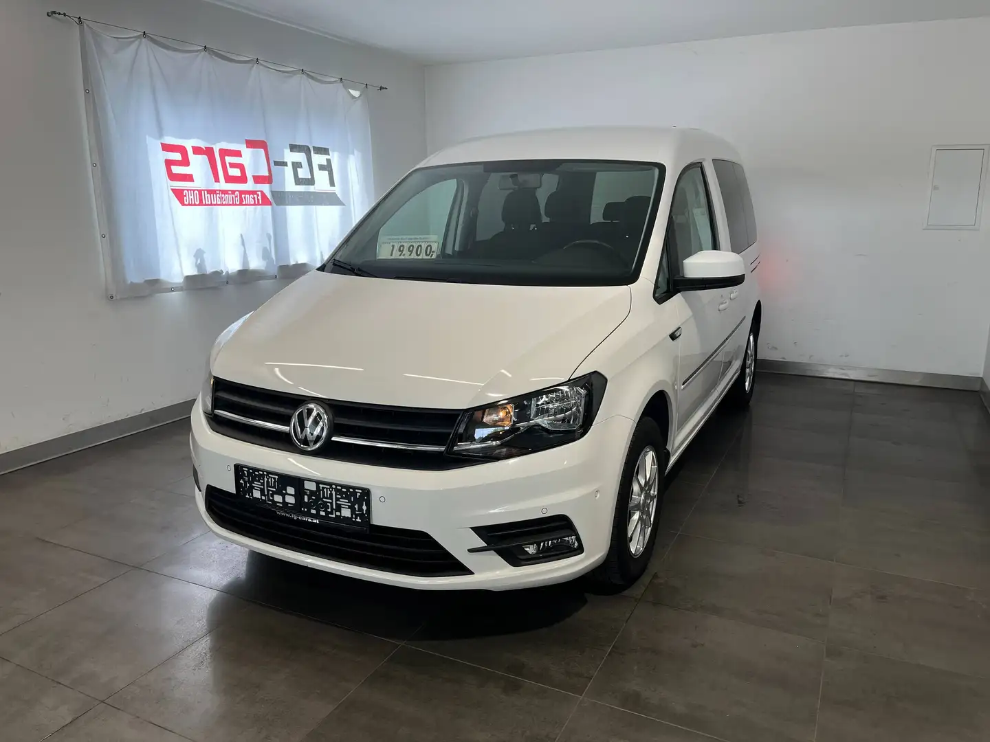 Volkswagen Caddy 2.0 TDI Trendline AHK PARKASSIST Weiß - 2
