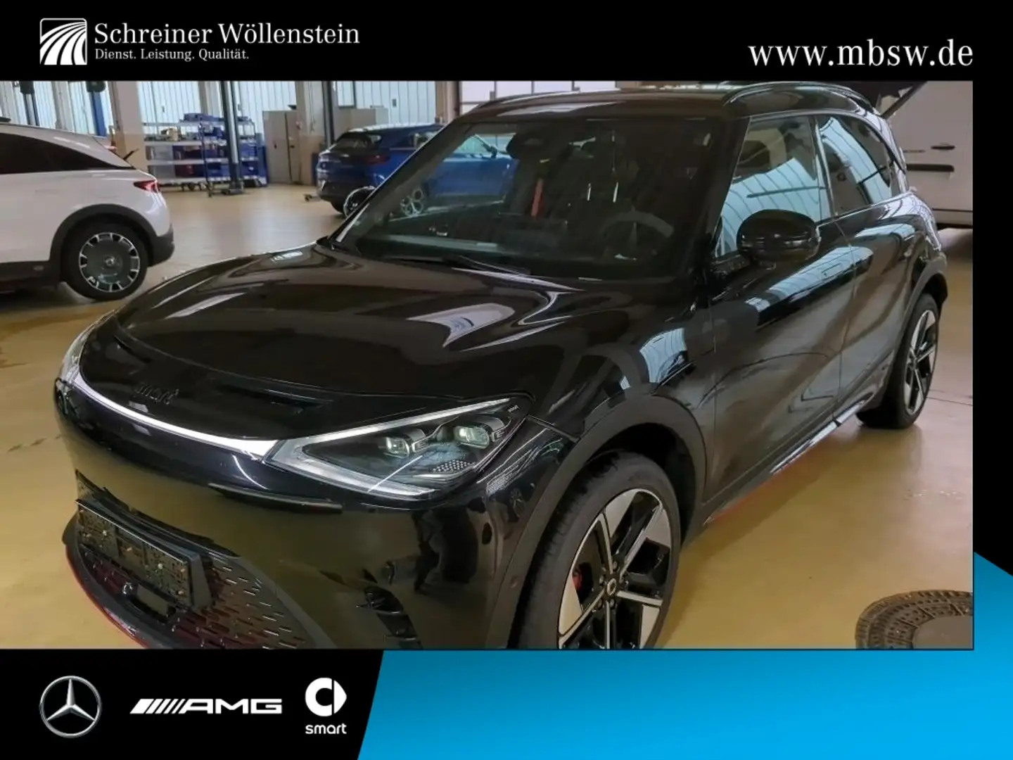 smart #1 Brabus 360°*Pano*HUD*Matrix*Distr.*Nav*CarPla Nero - 1