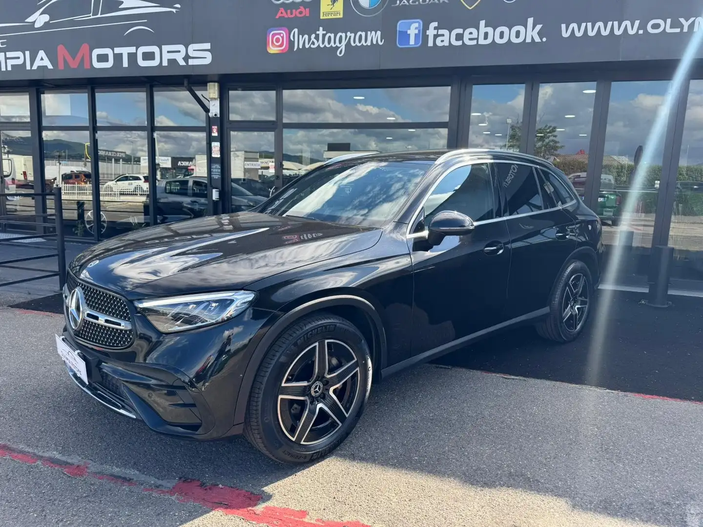 Mercedes-Benz GLC 220 D 4M PREMIUM AMG NIGHT TETTO NAVI LED KAMERA Nero - 1