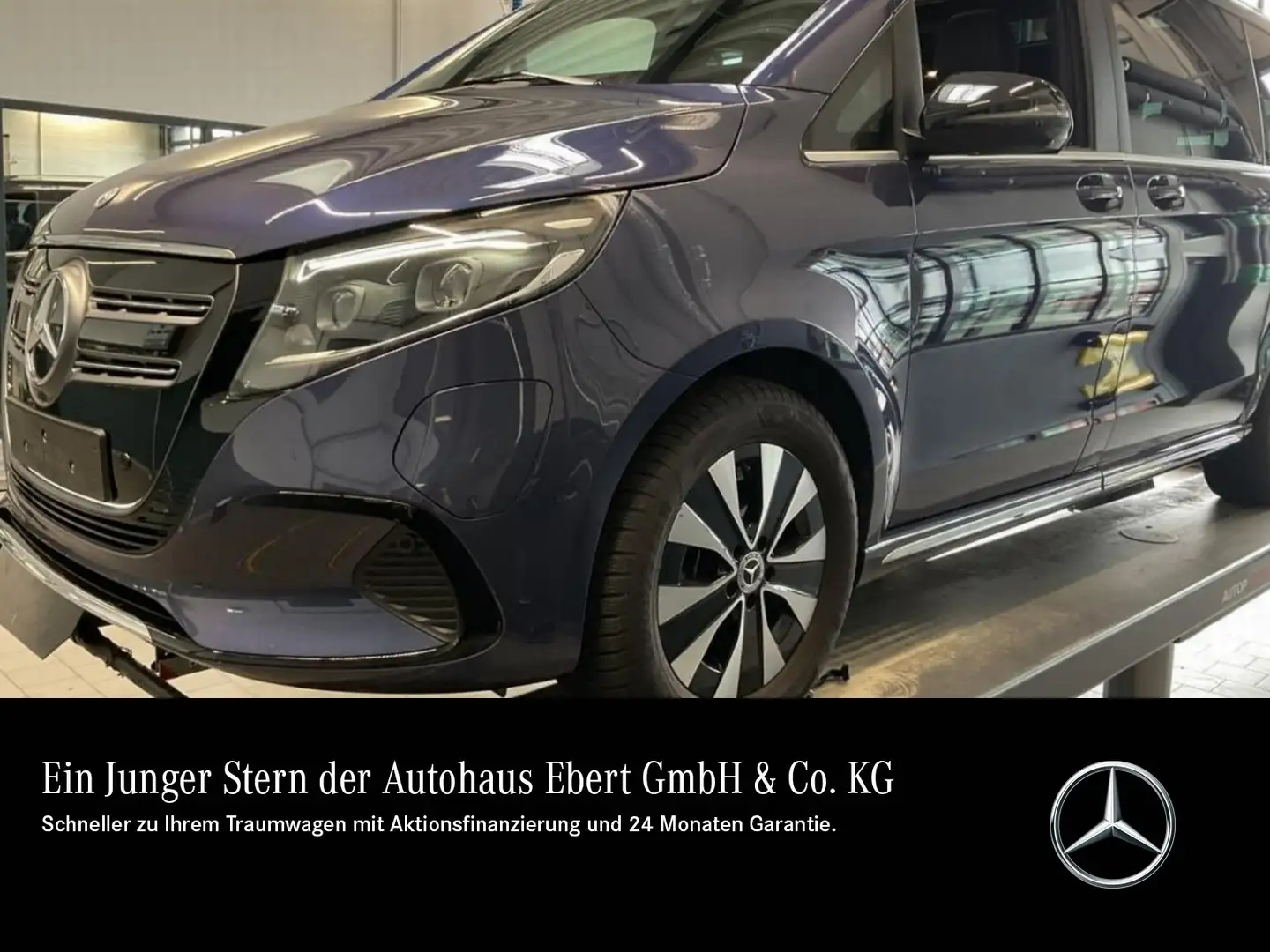 Mercedes-Benz EQV 300 L Facelift AVANTGA Pano DISTRO 360° MLED Bleu - 1