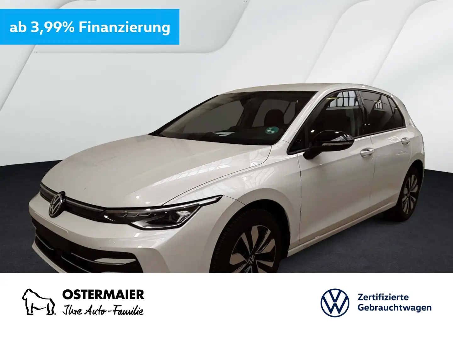 Volkswagen Golf VIII GOAL 2.0TDI 150PS DSG ACC.5J-G.AHK.KAMERA.NAV Weiß - 1