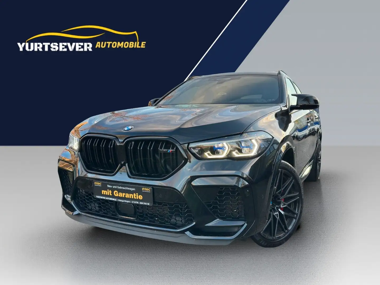 BMW X6 M Competition*LASER*PANO*360*H&K*HUD*MASSAGE* Schwarz - 1