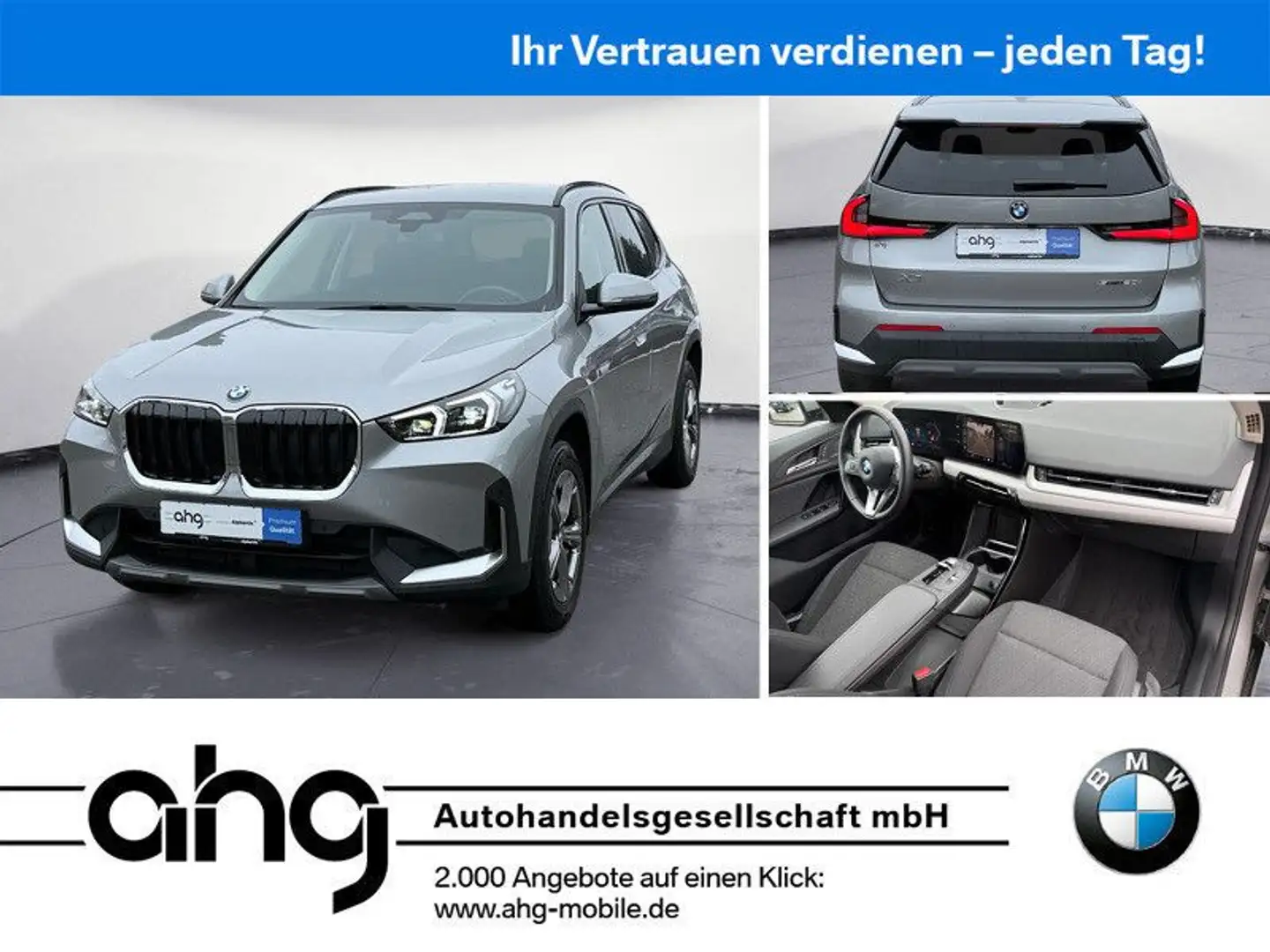 BMW X1 sDrive20i Navi Klima PDC Kamera AHK Sitzheizu Silber - 1