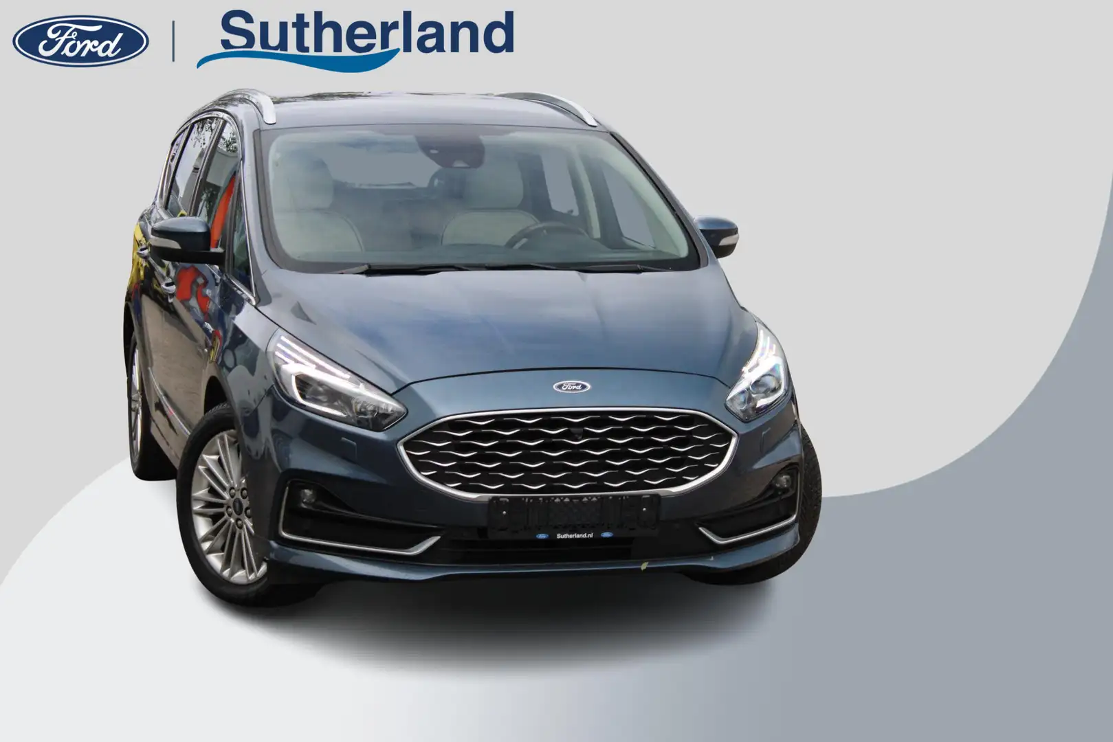 Ford S-Max 2.5 FHEV Vignale 5P 190pk | Full LED | SYNC 3 Navi Blauw - 1
