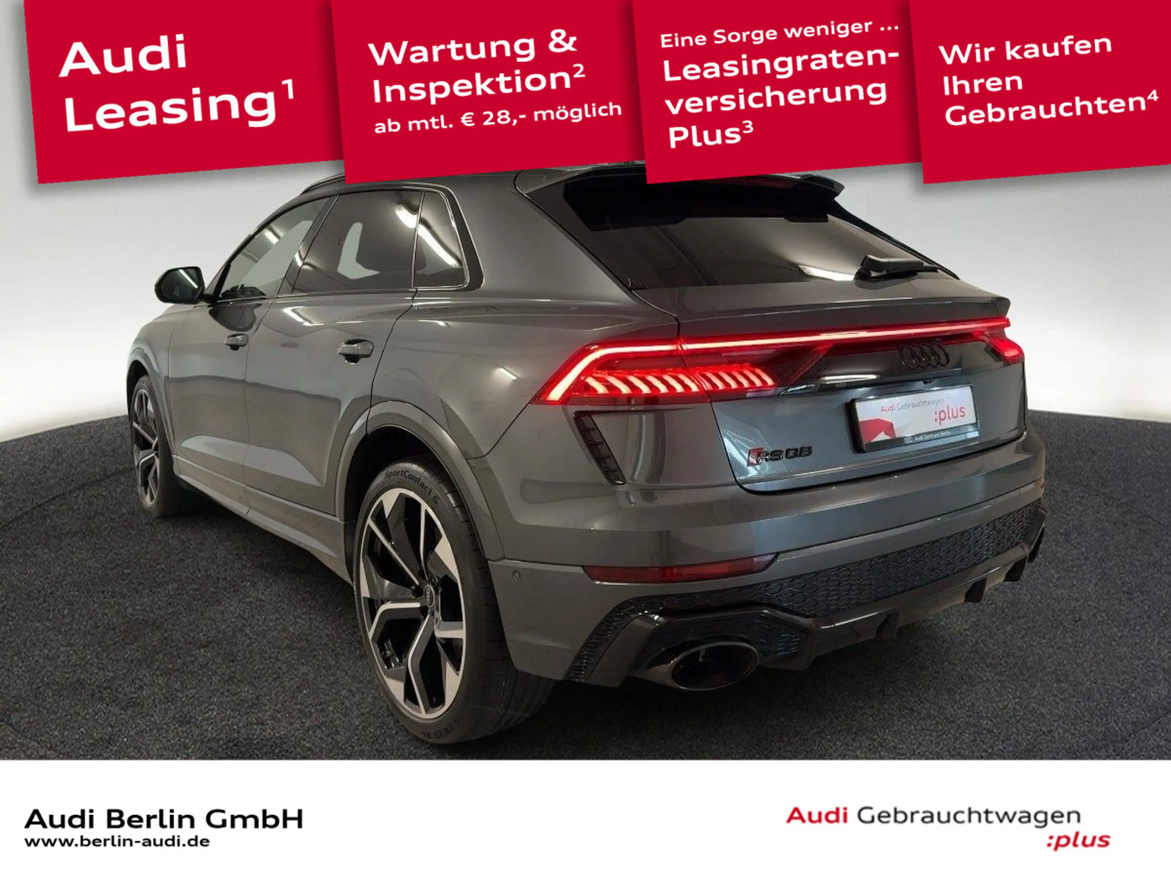Audi RS Q8 tiptr. AHK PANO HUD STDHZG 360°K NACHTS — photo 3