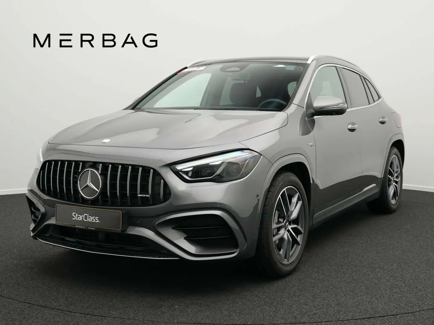 Mercedes-Benz GLA 35 AMG GLA 35 AMG 4MATIC Pano+Multi+360+Totw AMG Line Gris - 1