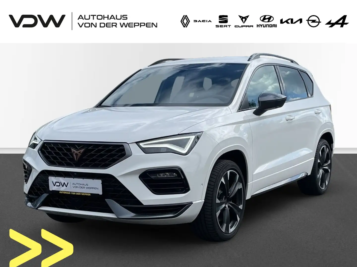 CUPRA Ateca TSI VZ DSG 4Drive Top View Navi SHZ Klima Navi Blanc - 1