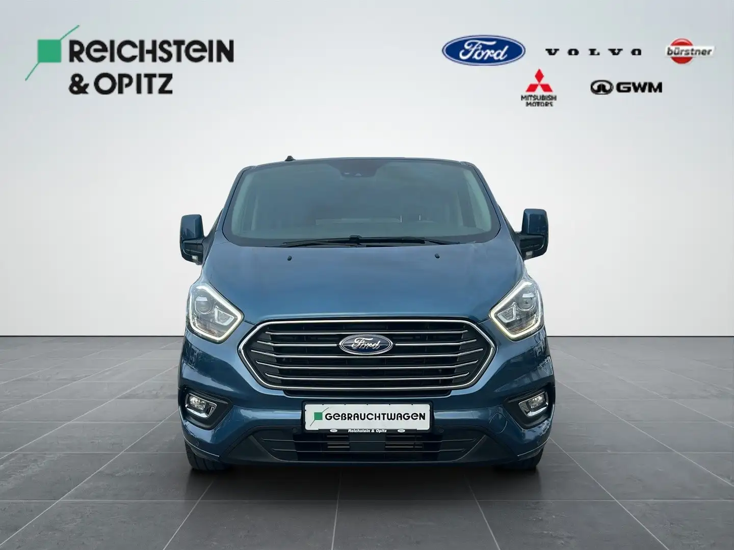 Ford Tourneo Custom Kombi 320L1 Titanium/Sitz-HZ/Navi Bleu - 2