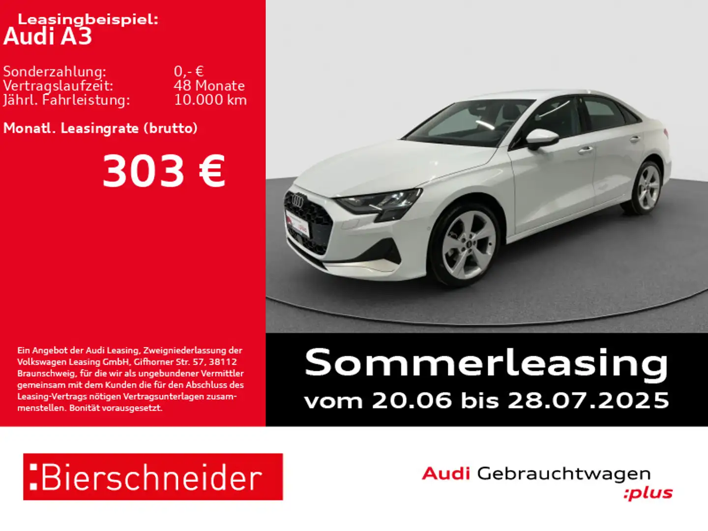 Audi A3 Lim 35 TDI advanced 18 NAVI PDC VC 5J.GAR Weiß - 2