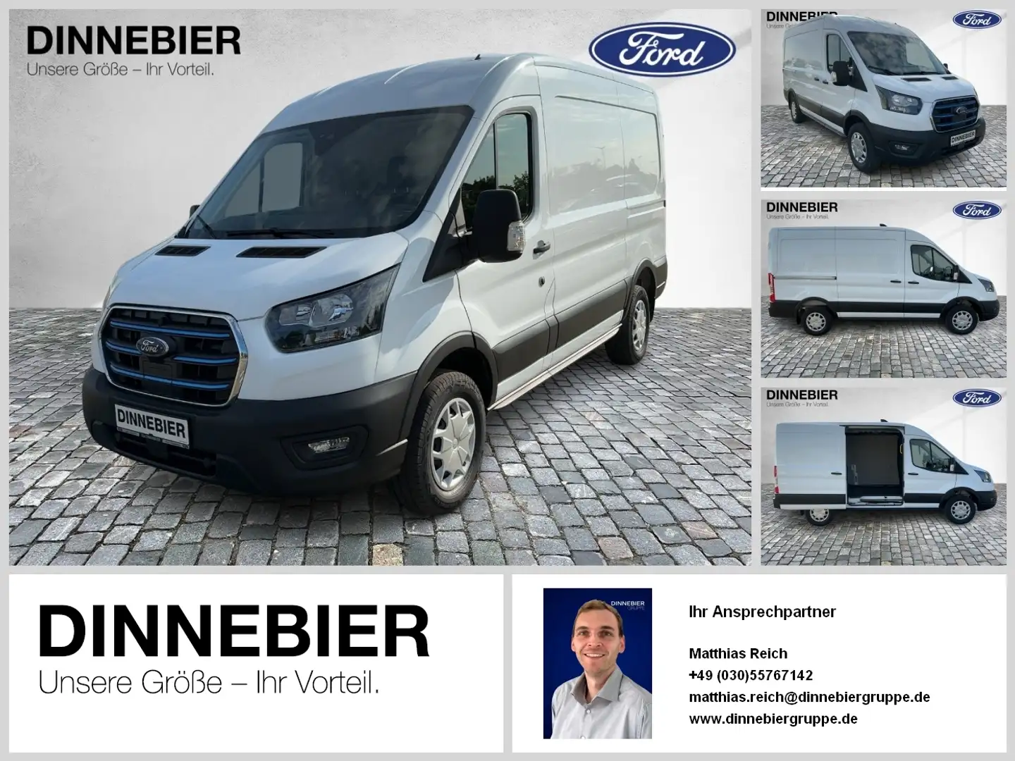 Ford Transit 425 L3 H2 KASTEN LKW TREND 196 kW Navi Weiß - 1