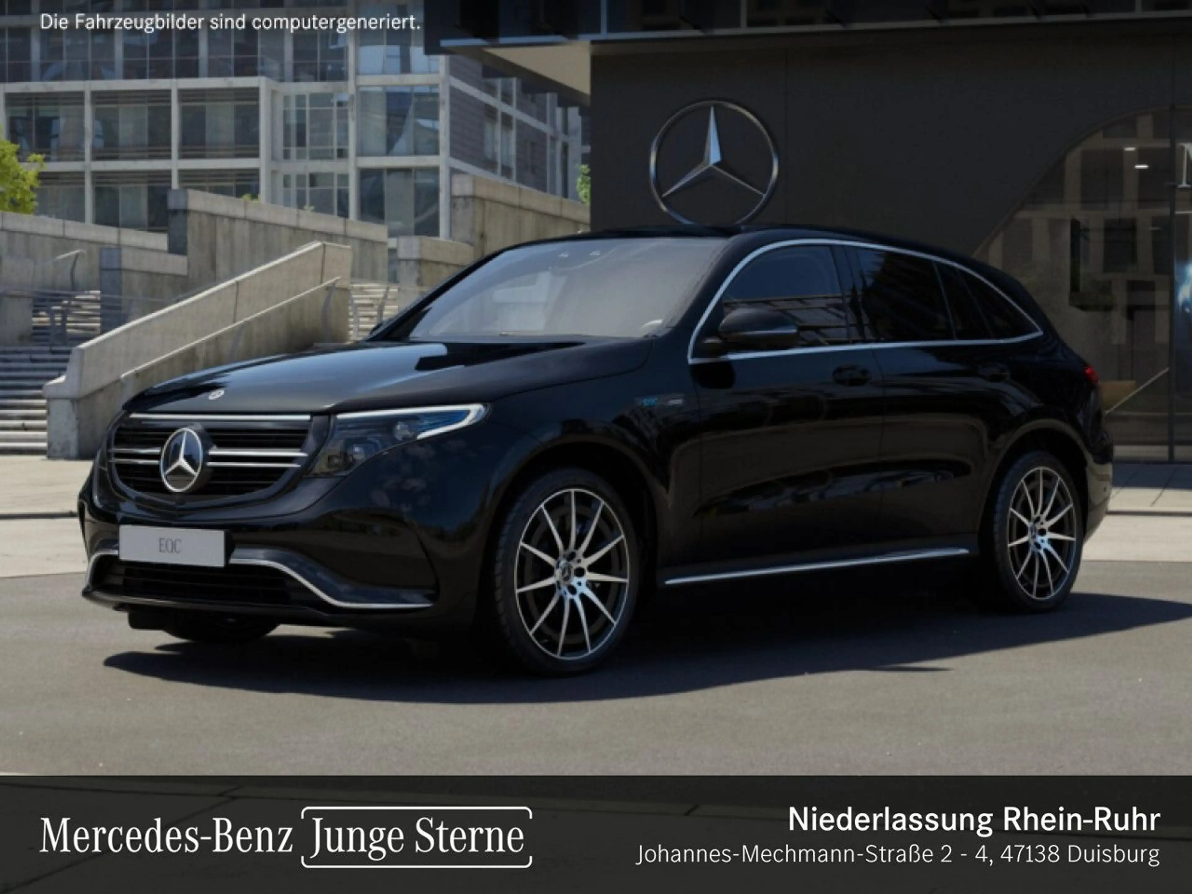 Mercedes-Benz EQC 400 4M AMG+360+AHK+MULTIBEAM+FAHRASS+KEYLESS — photo 14