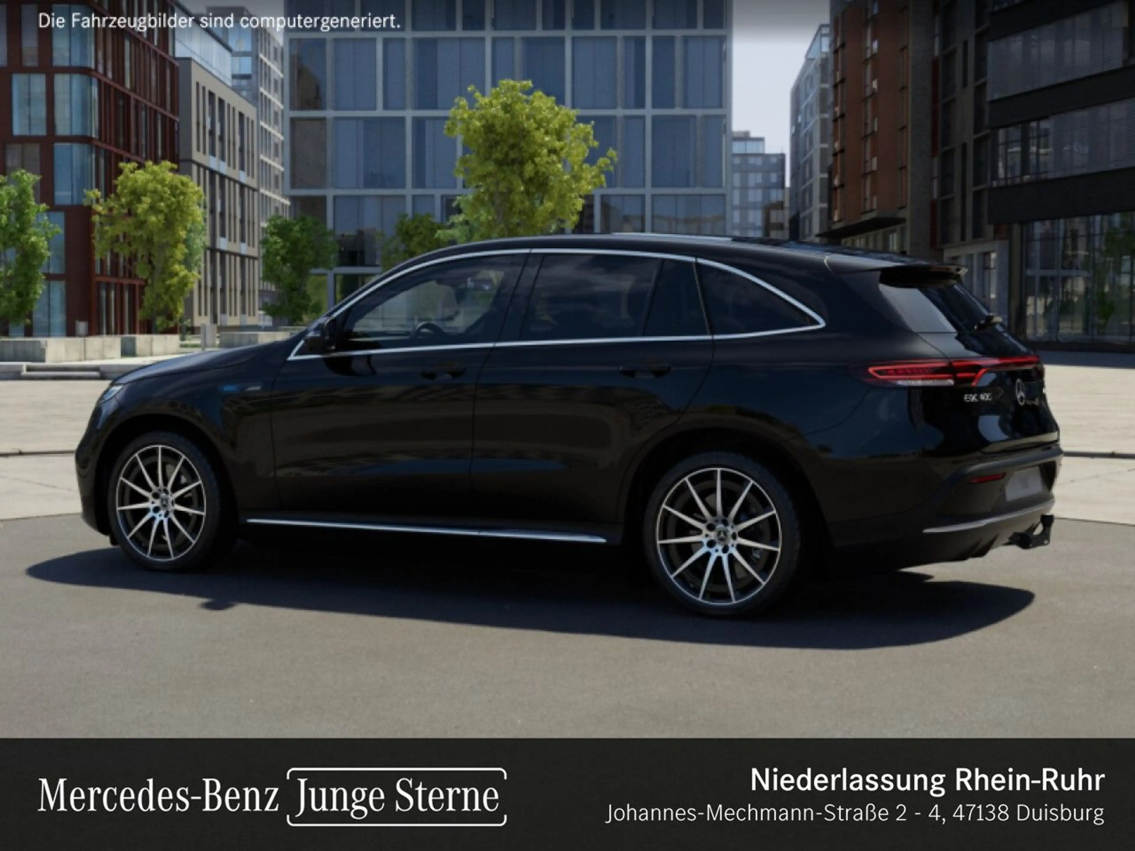 Mercedes-Benz EQC 400 4M AMG+360+AHK+MULTIBEAM+FAHRASS+KEYLESS — photo 15