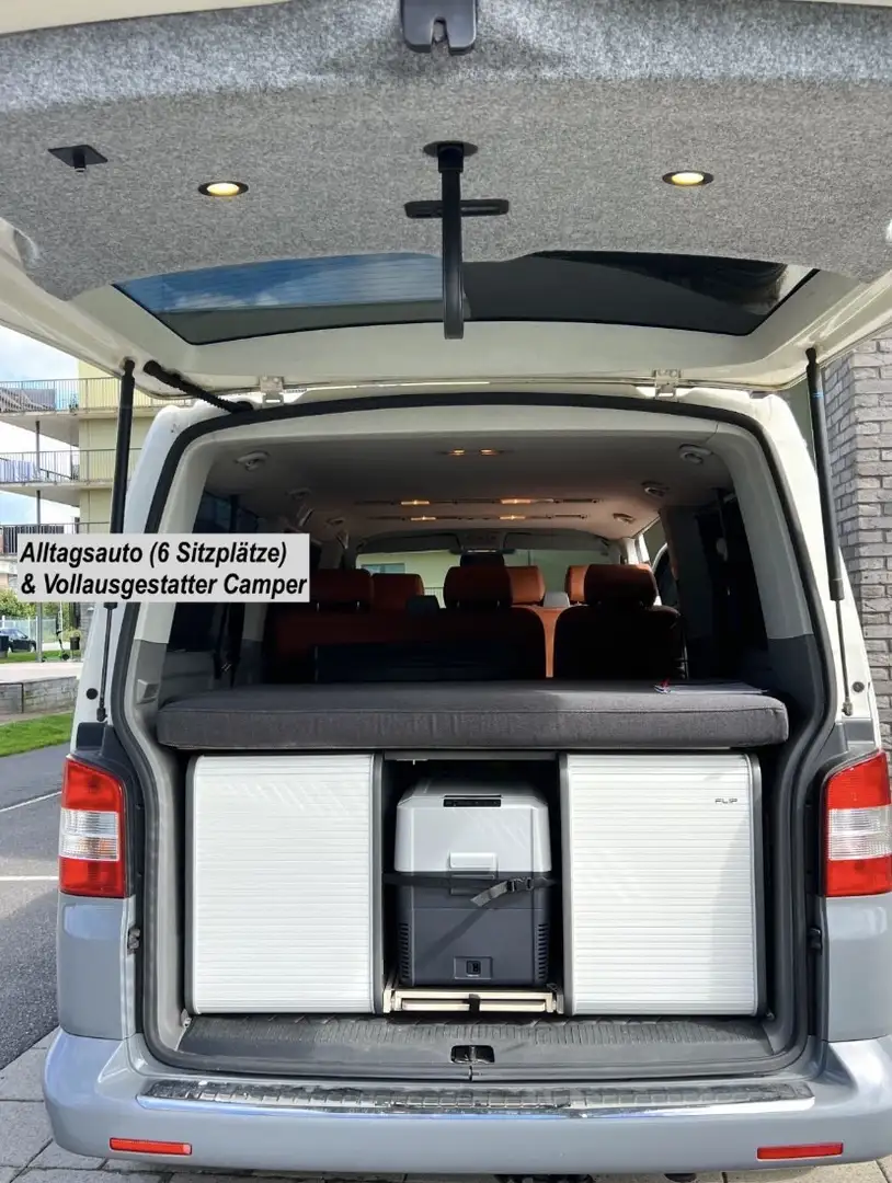 Volkswagen T5 California Caravelle lang Alb - 2