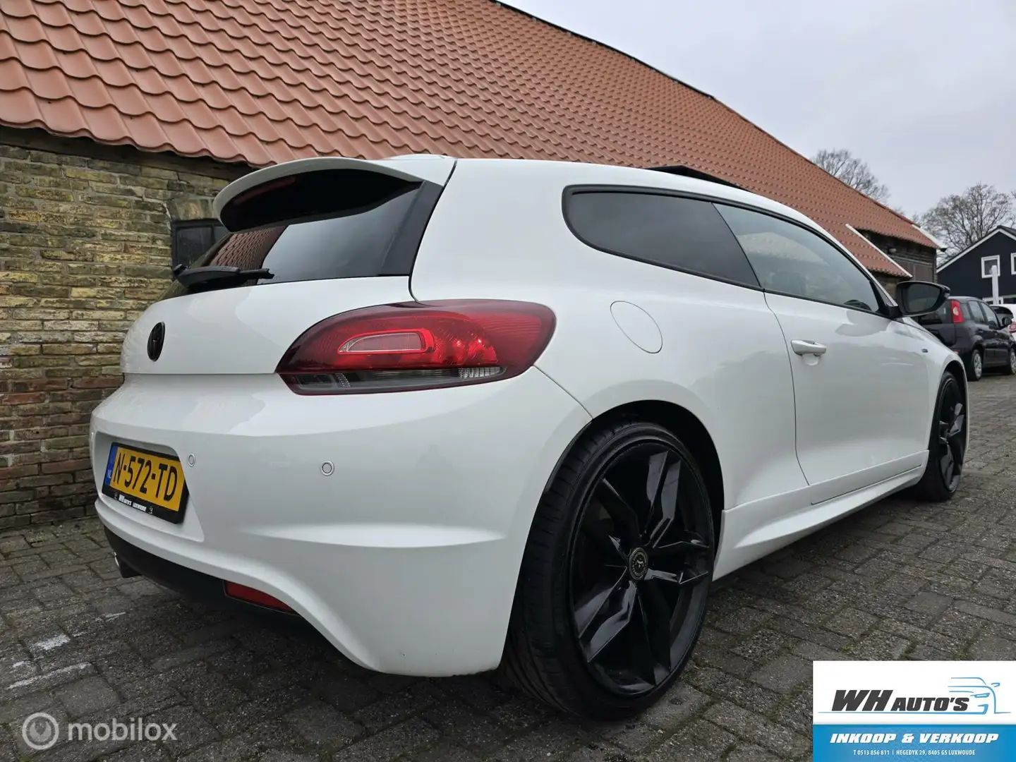 Volkswagen Scirocco 1.4 TSI Edition R Open dak! XENON Wit - 2
