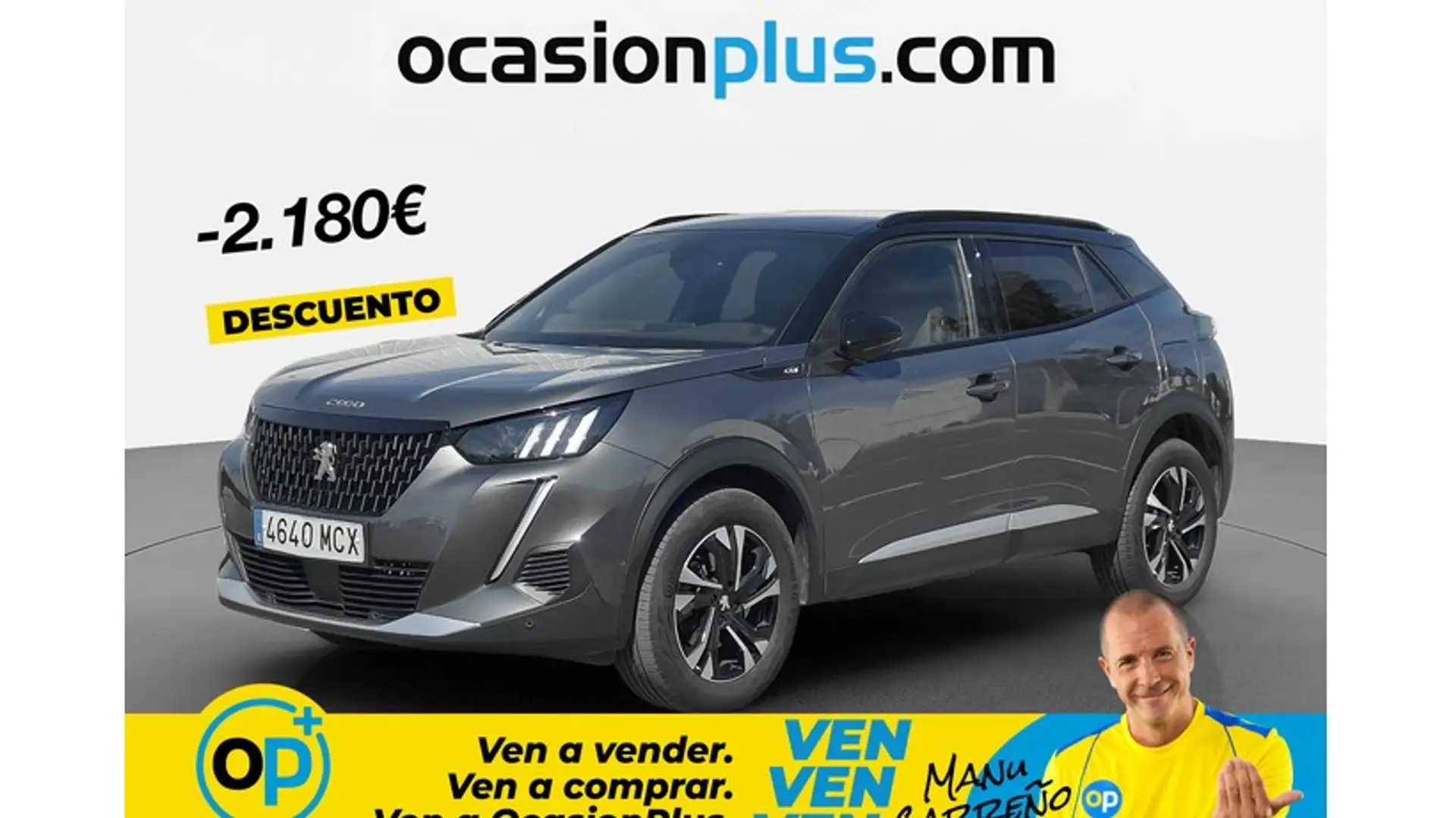 Peugeot 2008 1.2 BlueHDI S&S GT EAT8 130 Plateado - 1